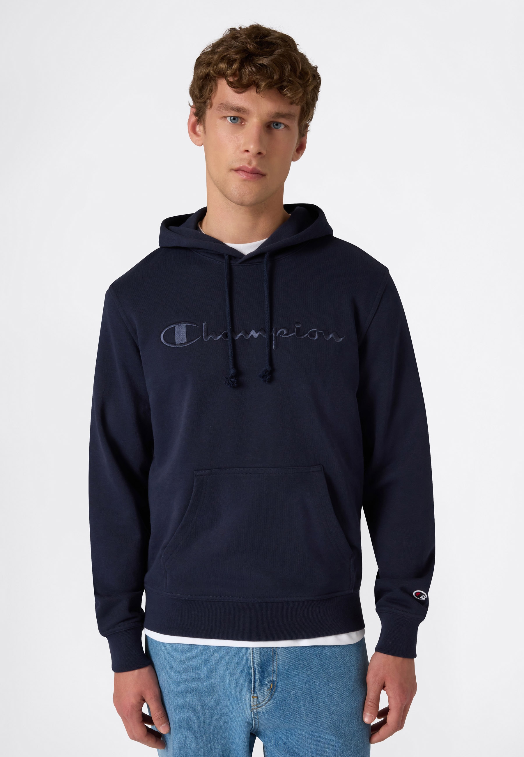 Champion Sweat à capuche »ICONS TONAL Terry Hoodie with Big Logo«, für sportliche Aktivitäten, sportlicher Stil, mit Kapuze
