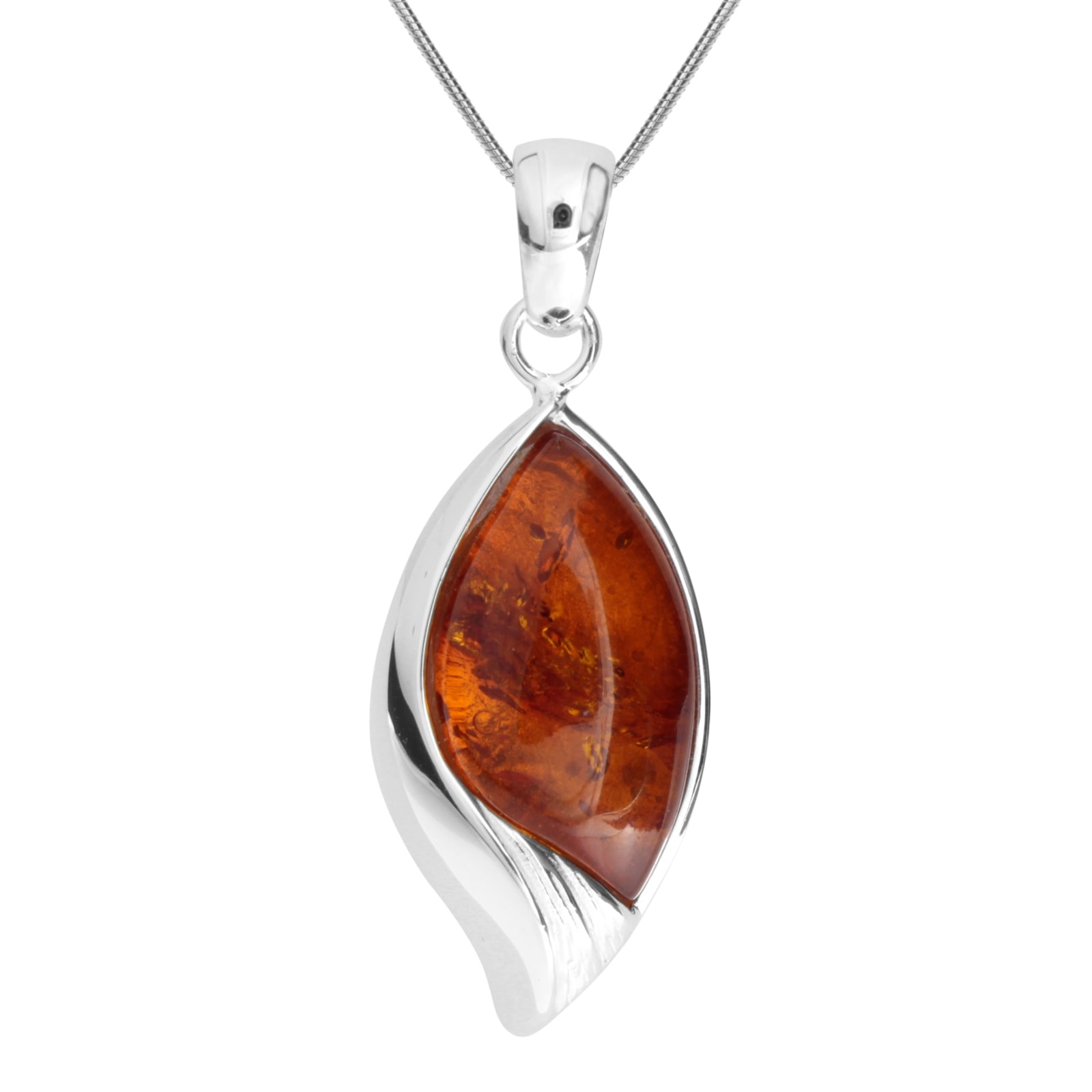 Image of OSTSEE-SCHMUCK Kette mit Anhänger "Ostsee-Schmuck Kette mit Anhänger Lilla Kette mit Anhänger Lilla"