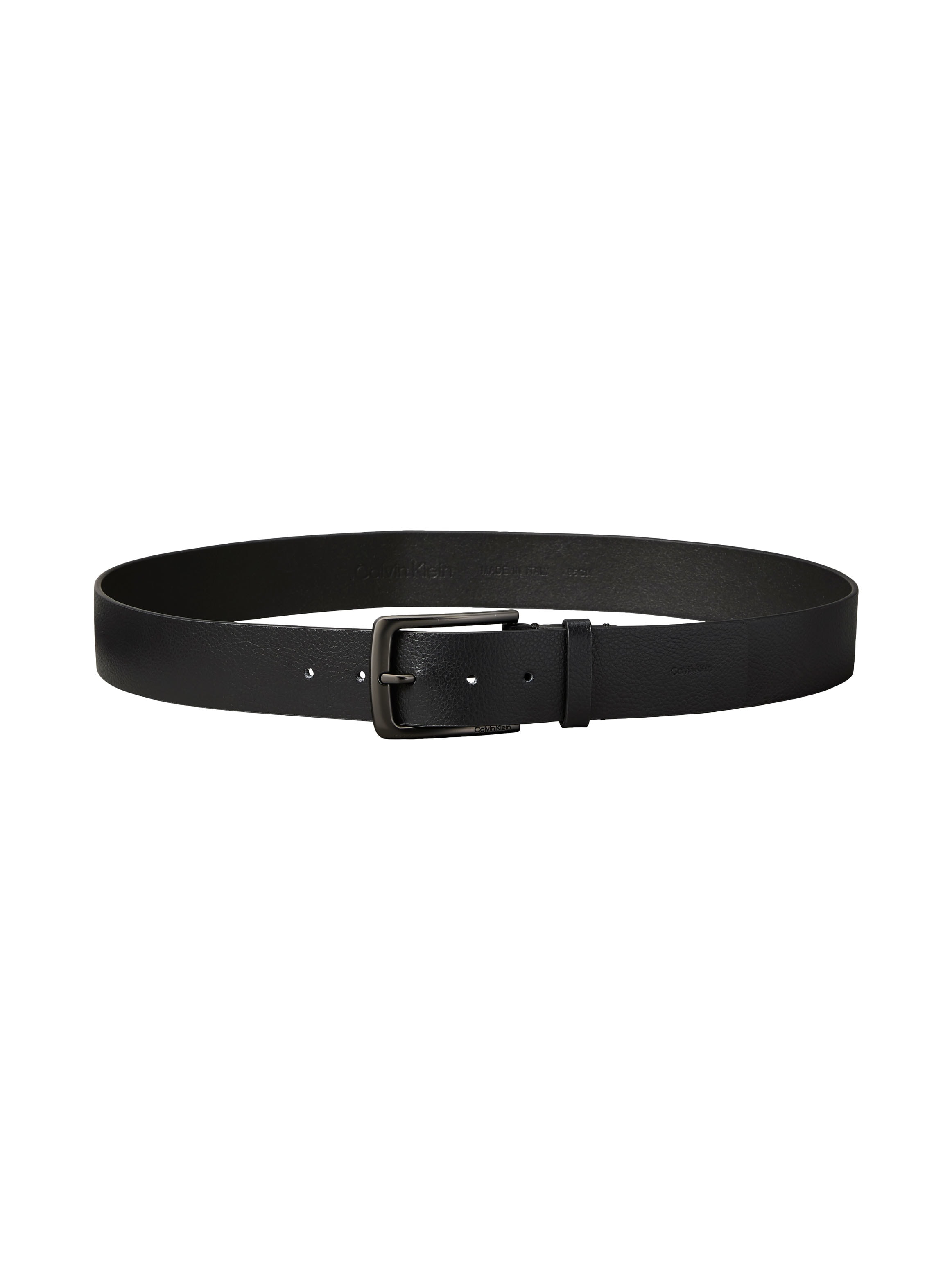 Calvin Klein Ceinture en cuir »WARMTH BUCKLE PEBBLE 35MM FIXED« Grössenverstellbar mit Metallschliesse