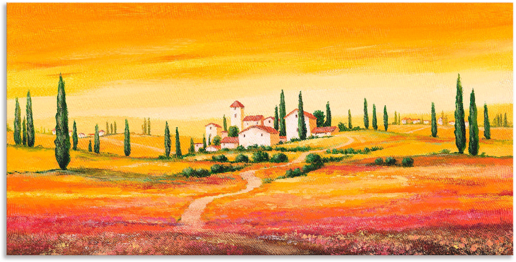 St.), Alubild, »Traumhafte Wandbild (1 Leinwandbild, oder bequem in Poster Landschaft«, Wandaufkleber Grössen Artland Europa, als kaufen toskanische versch.