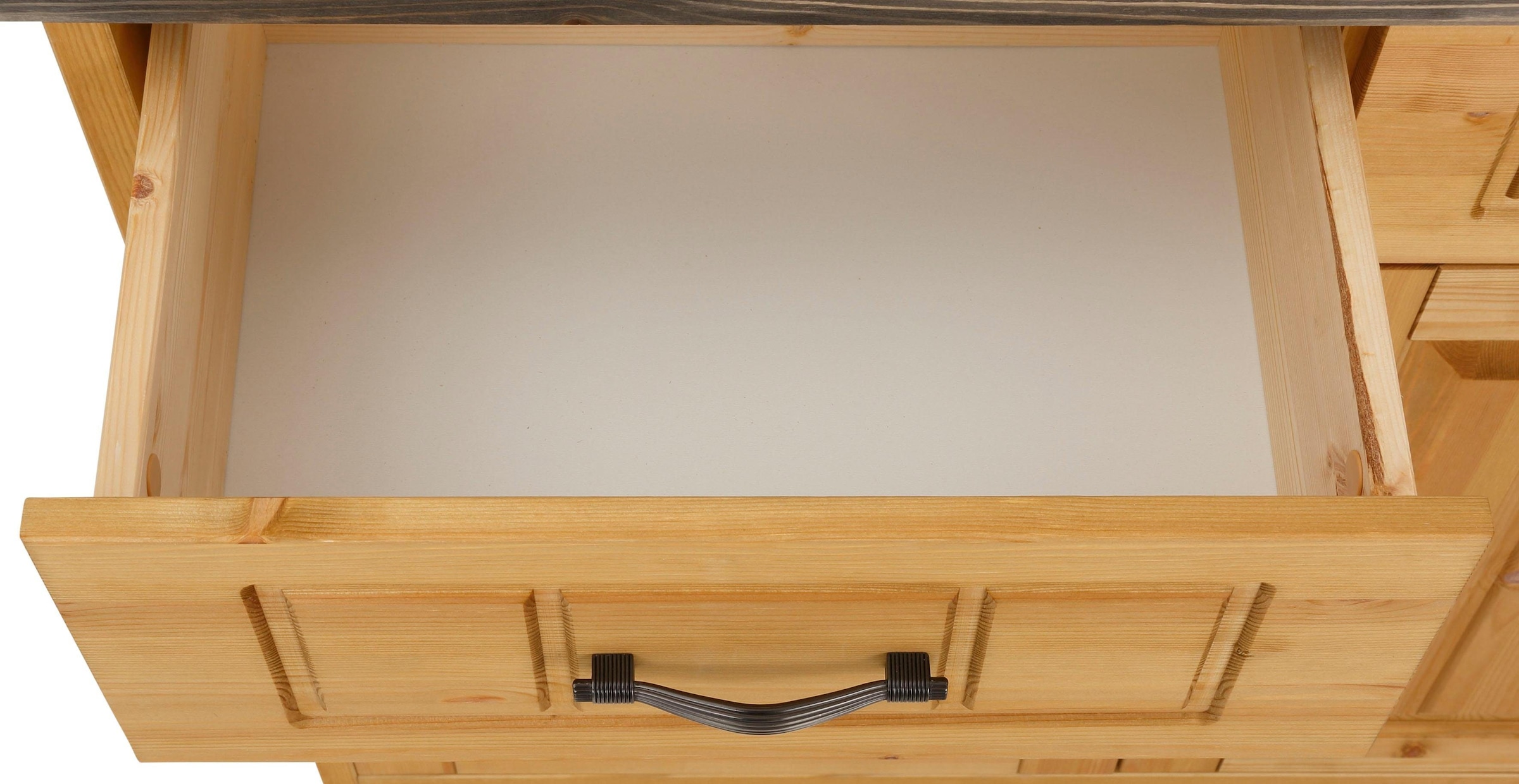 GOODproduct Sideboard »Trinidad Antique« Kommode, 148 cm, FSC® zertifiziertes Massivholz