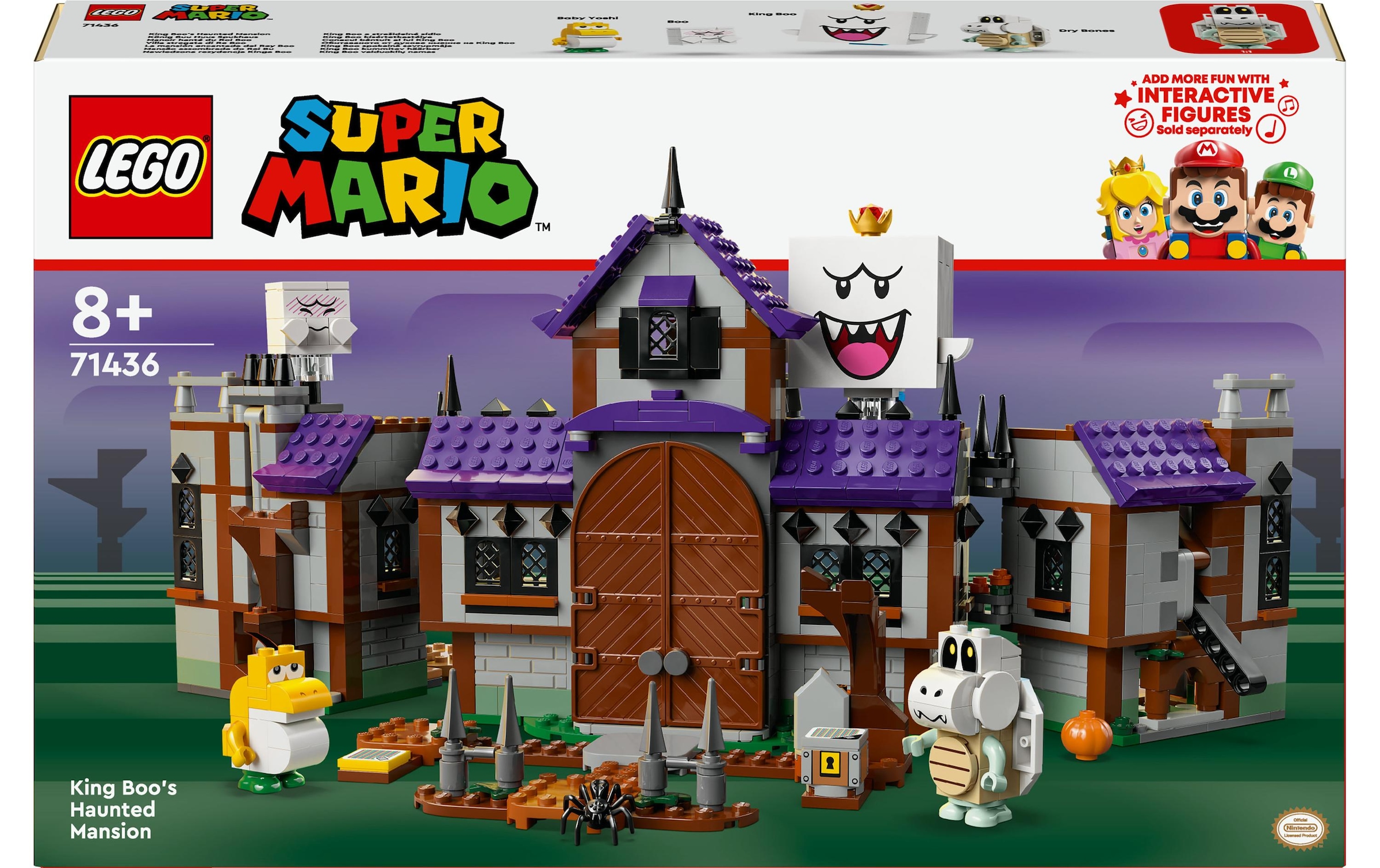 Konstruktionsspielsteine »Super Mario König Buu Huus Spukhaus 71436«, (932 St.)