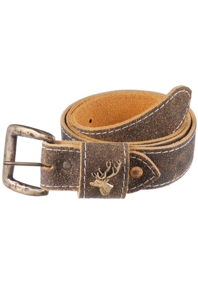 Image of Luise Steiner Ledergürtel, mit Hirschmotiv - Made in Austria bei Ackermann Versand Schweiz