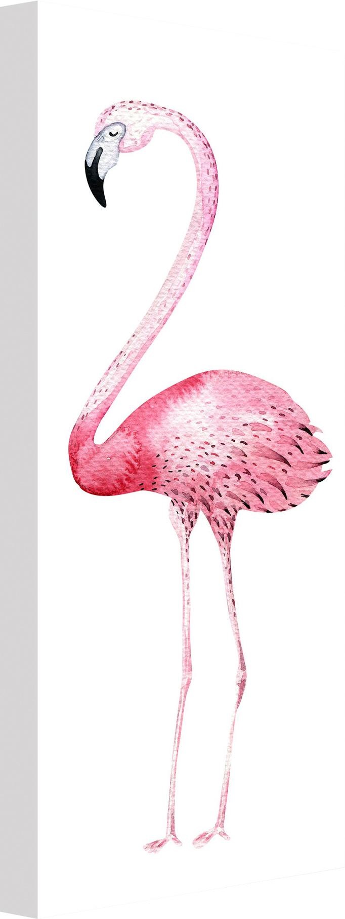 Image of Wall-Art Leinwandbild »Kvilis - Pink Flamingo 01« bei Ackermann Versand Schweiz