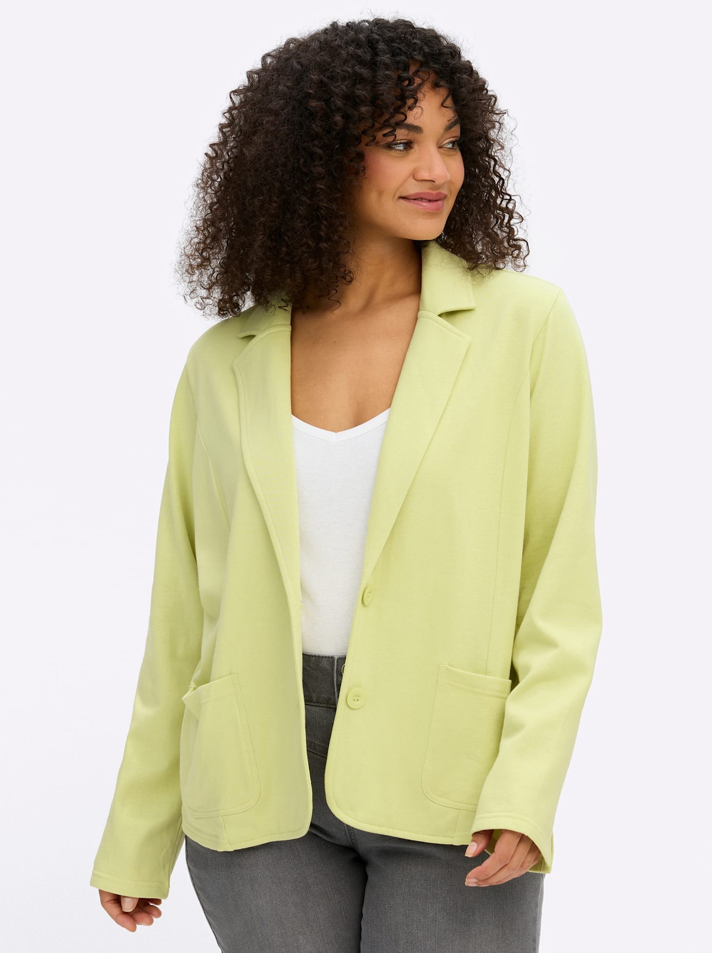 Image of Sheego Sweatblazer "Sweatblazer"