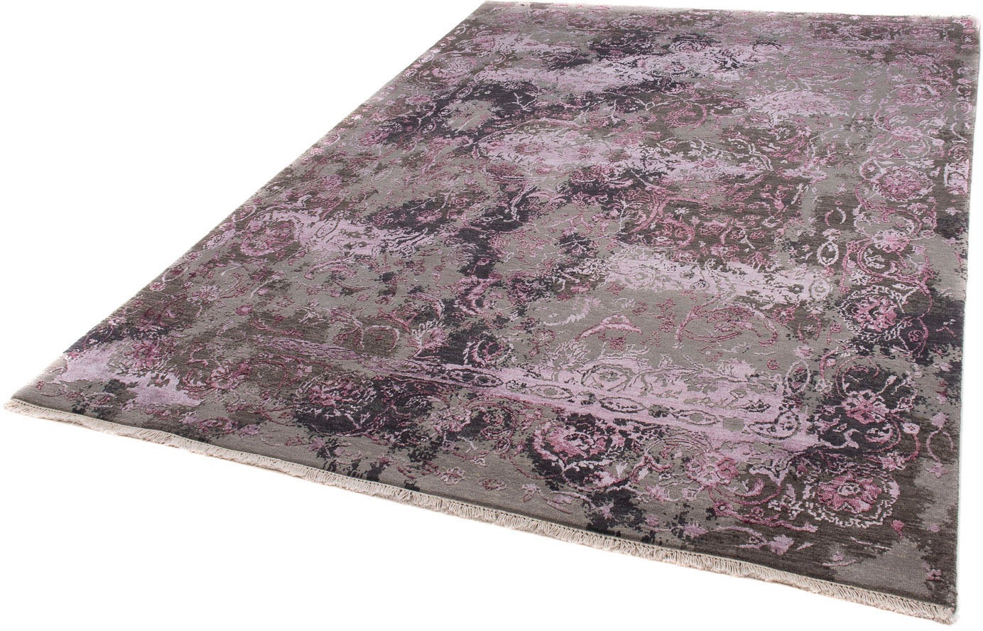 Image of morgenland Designteppich »Designer - 239 x 172 cm - mehrfarbig«, rechteckig, 8 mm Höhe, Wohnzimmer, Handgeknüpft, Einzelstück mit Zertifikat bei Ackermann Versand Schweiz