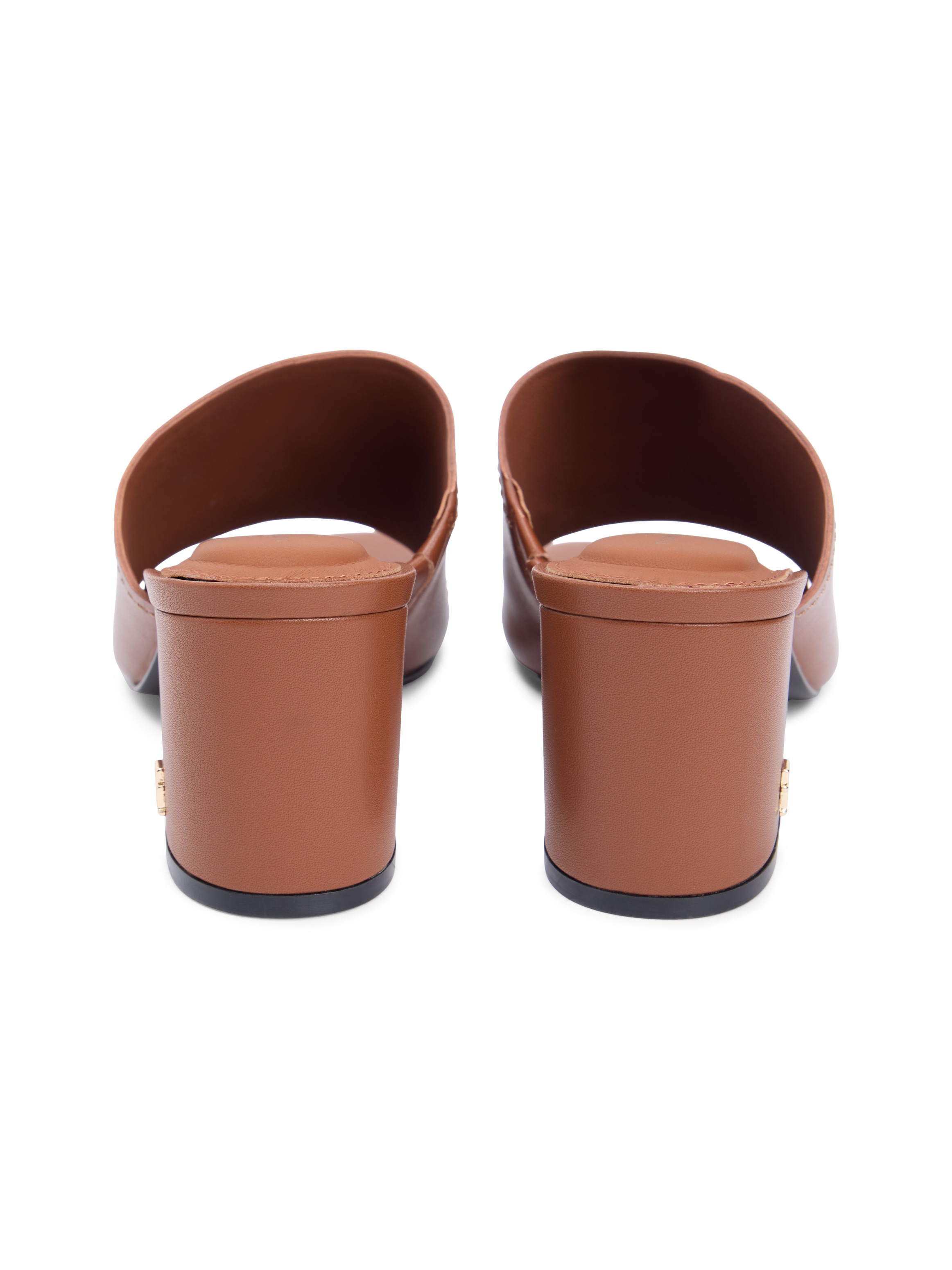 Tommy Hilfiger Pantolette »TH BLOCK HEEL MULE LTH«  Sommerschuh, Businessschuh mit weicher Bandage