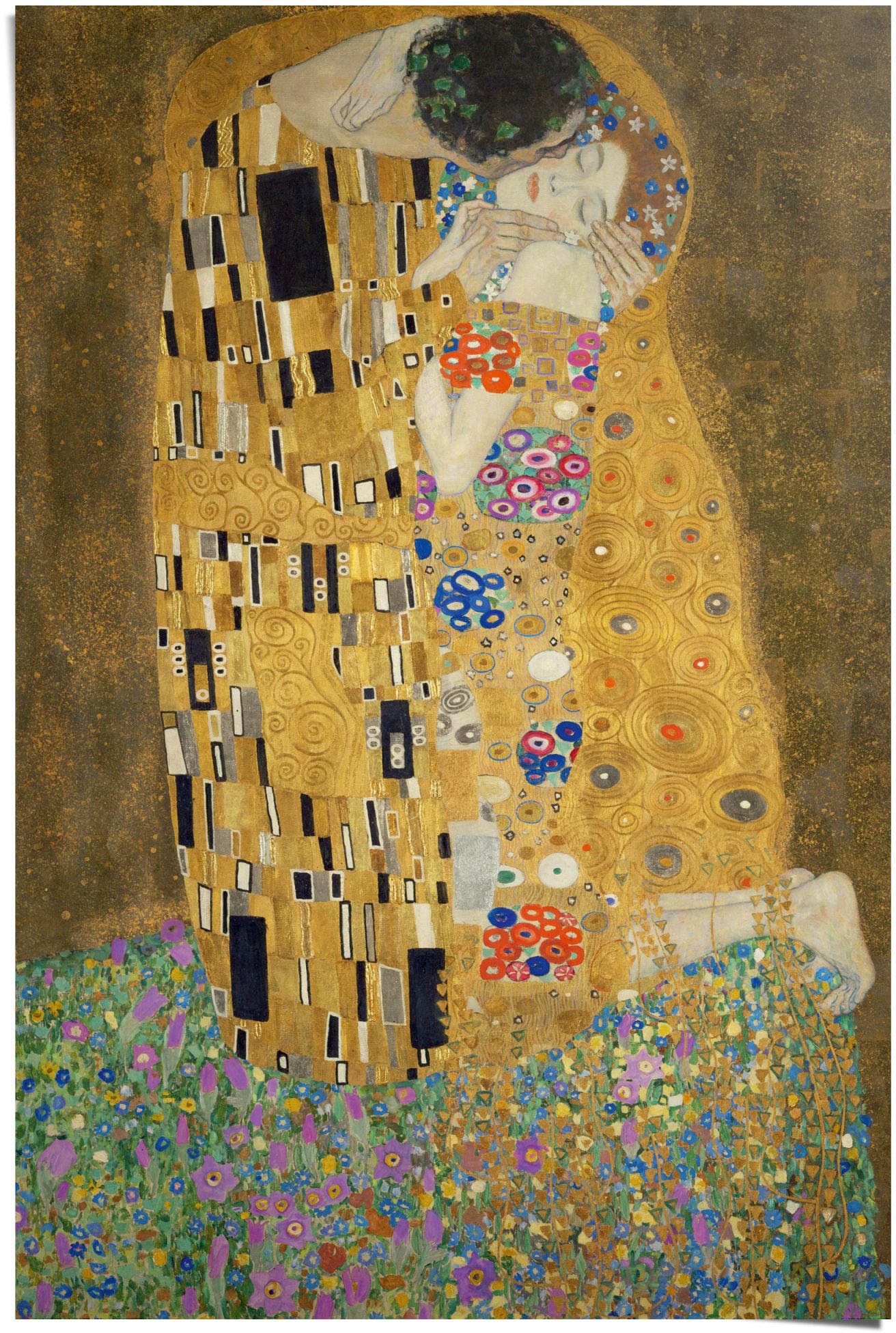 Reinders! Poster St.) Kunst, (1 Kuss maintenant Gustav »Poster Klimt«, Der