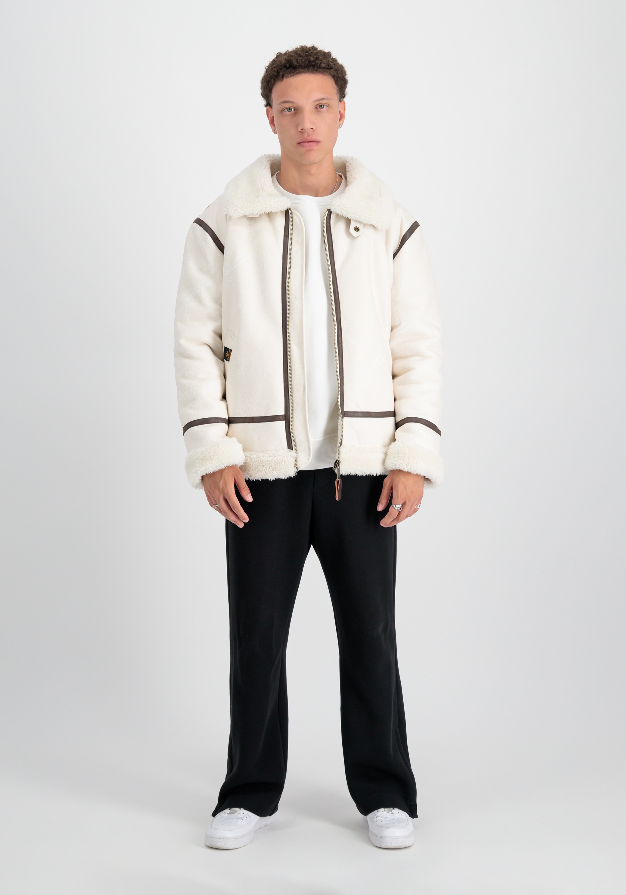 Alpha Industries Veste en cuir »B-3 Faux Leather«