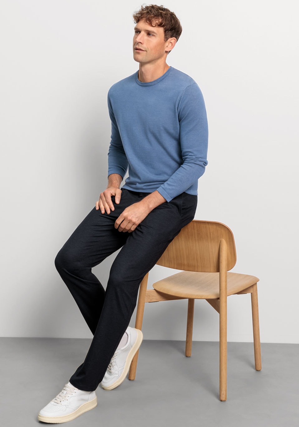 OLYMP Pull à col rond »OLYMP Strick Casual« Crew Neck