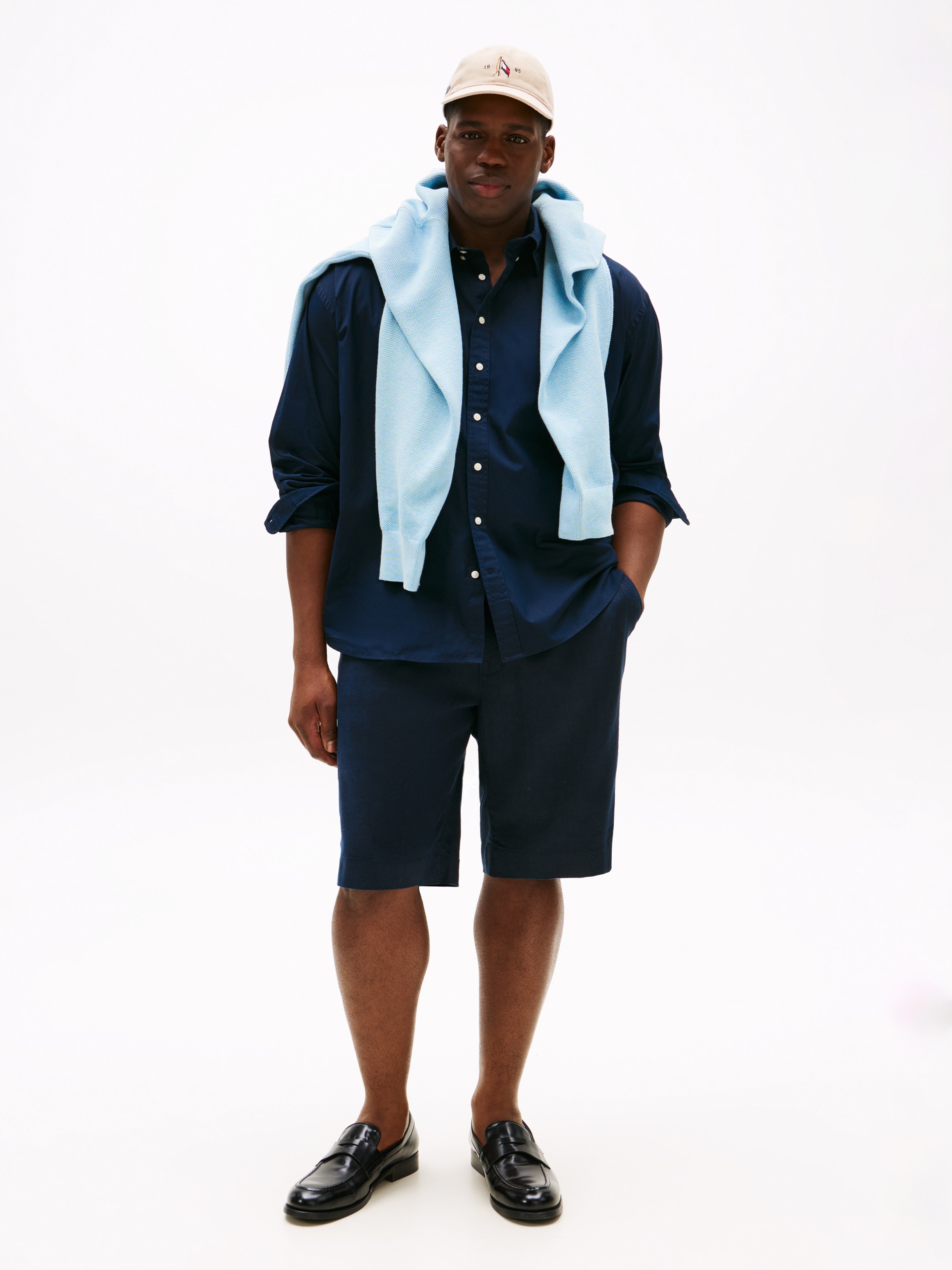 Tommy Hilfiger Big & Tall Shorts »BT-BROOKLYN PO LINEN SHORT-B«, Grosse Grössen