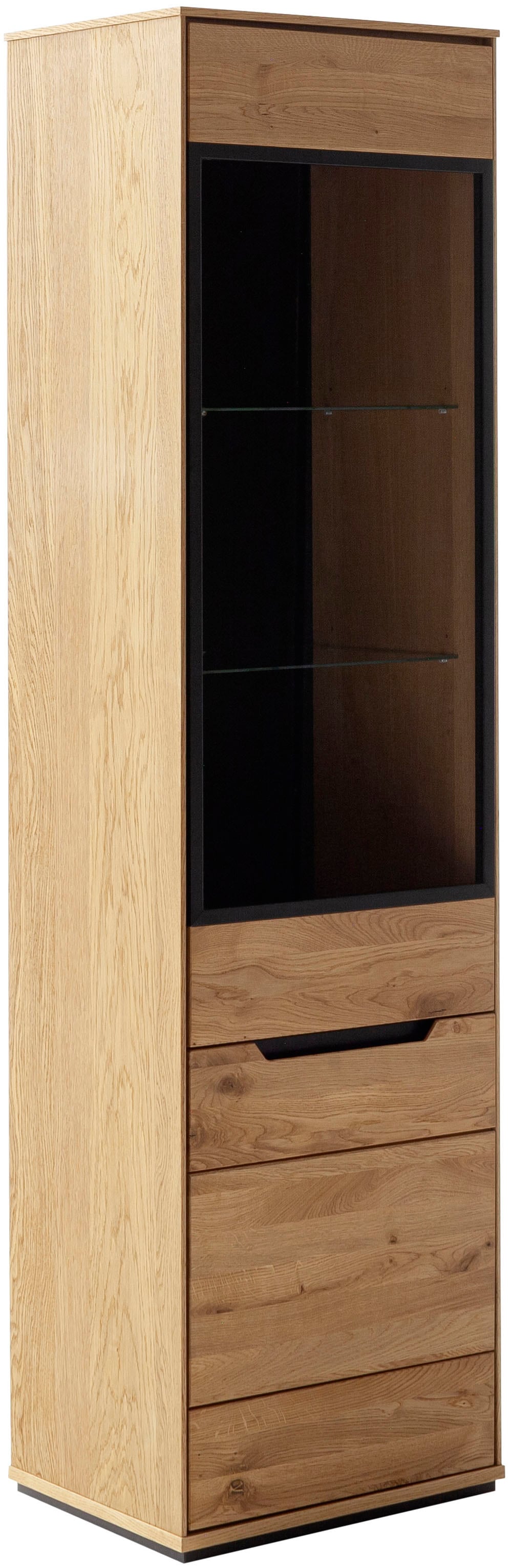 Image of MCA living Standvitrine "Araya Vitrine" 1 Stk. tlg. Türen gedämpft