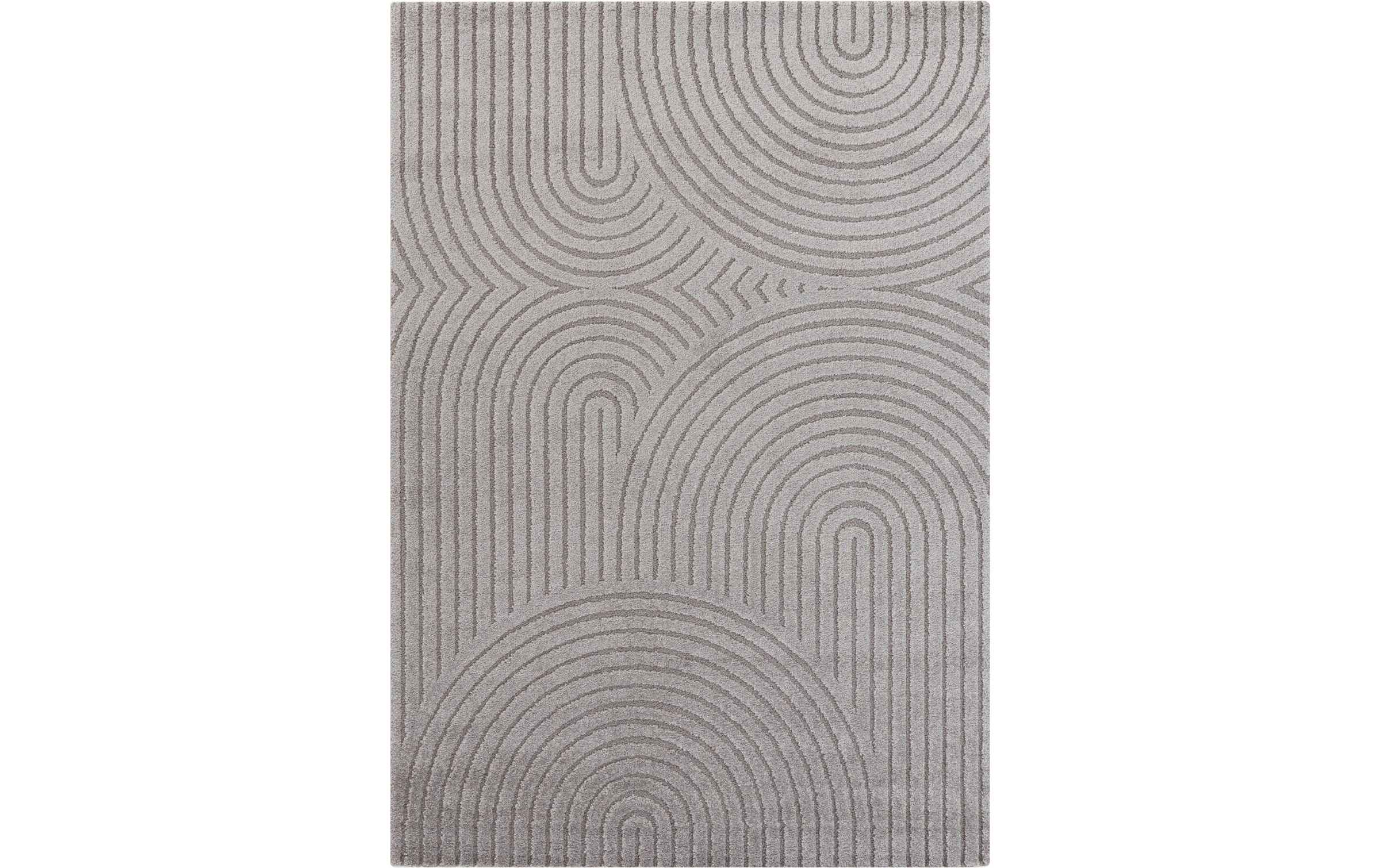 ELLE DECORATION Tapis »Panglao« Rectangulaire 14 mm Höhe Boho Design, Kurzflor, 3D Optik, Skandinavisch, Wohnzimmer