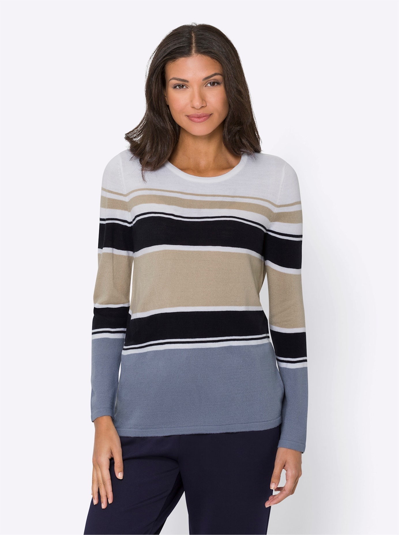 Rundhalspullover »Strickpullover«