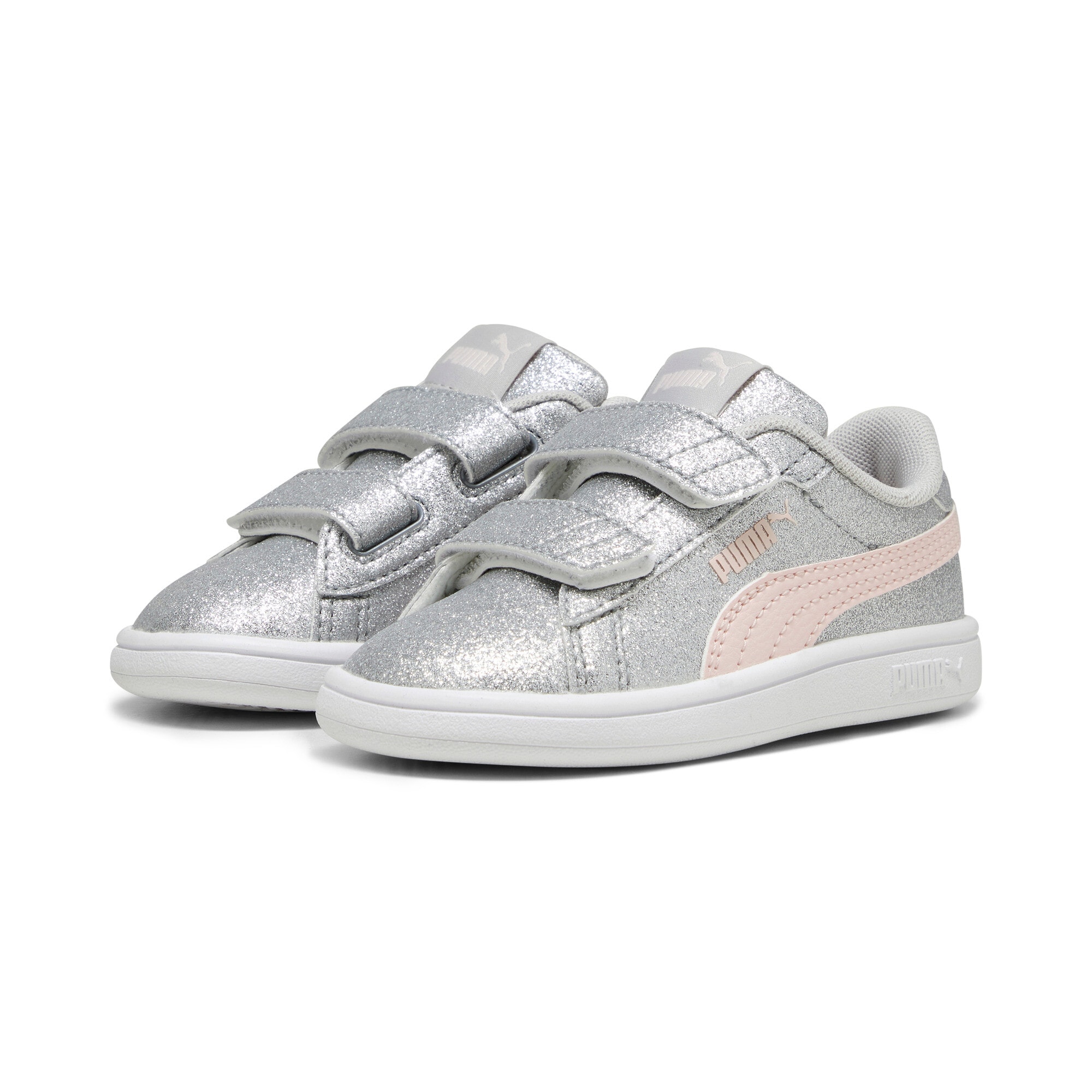 Image of PUMA Sneaker "SMASH 3.0 GLITZ GLAM V INF" mit Klettverschluss, mit SOFTFOAM+ Dämpfung, aus Synthetik