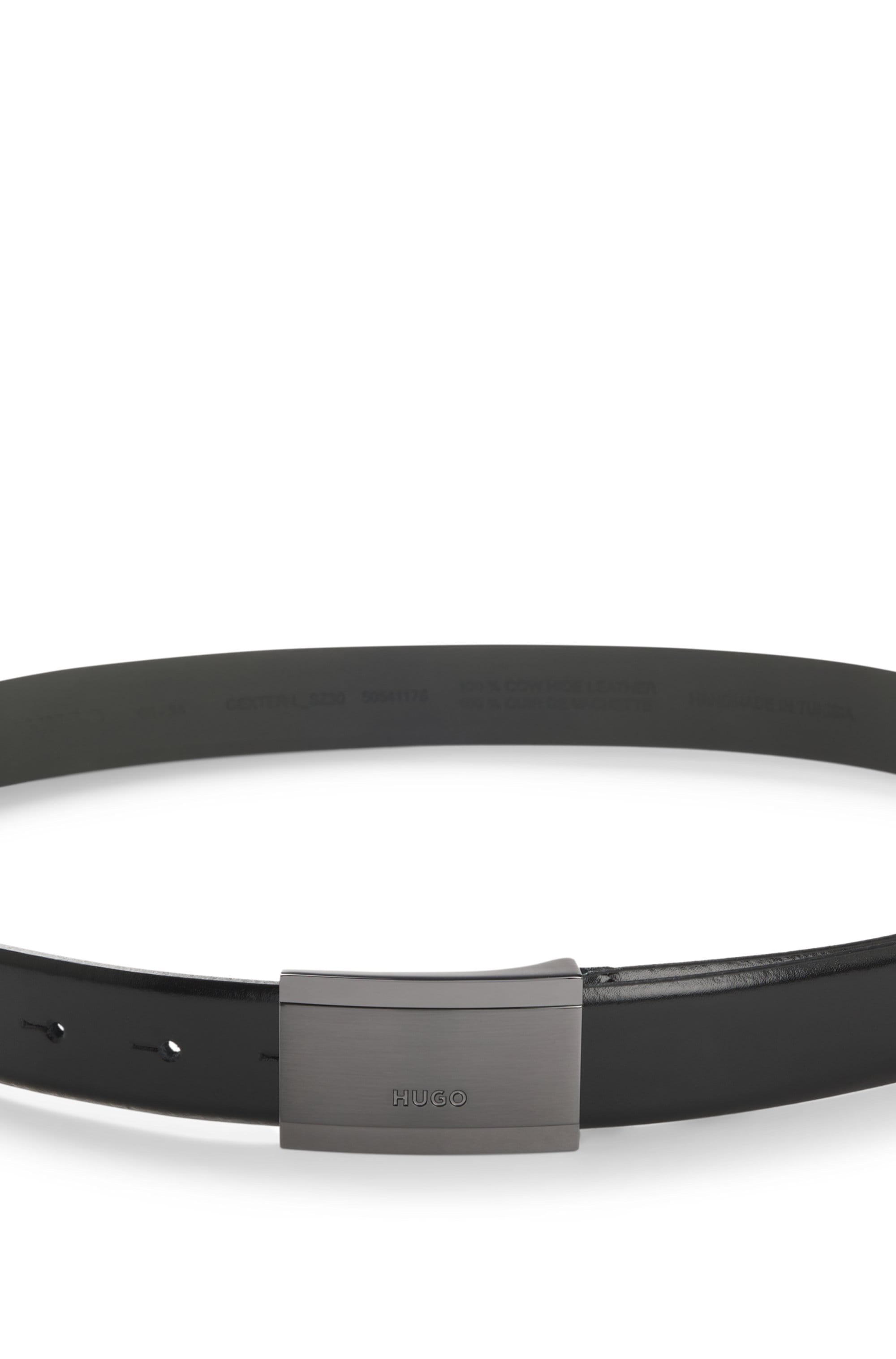 HUGO Ceinture en cuir »Gexter Sz30« mit Koppelschliesse