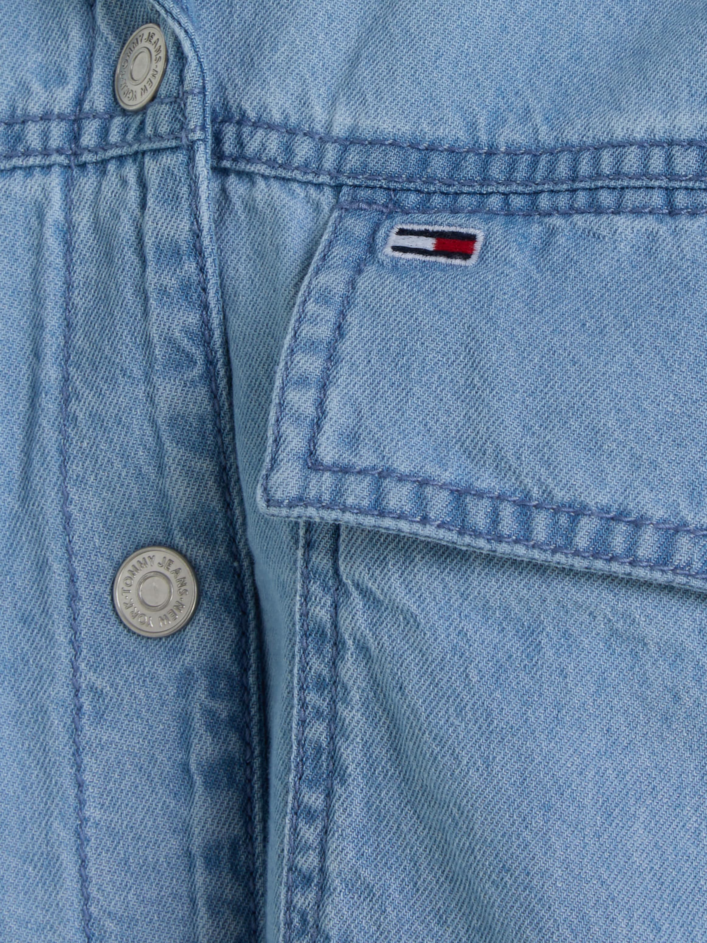 Tommy Jeans Klassische Bluse »TJW CHAMBRAY BLOUSE«, mit Tommy Jeans Logo