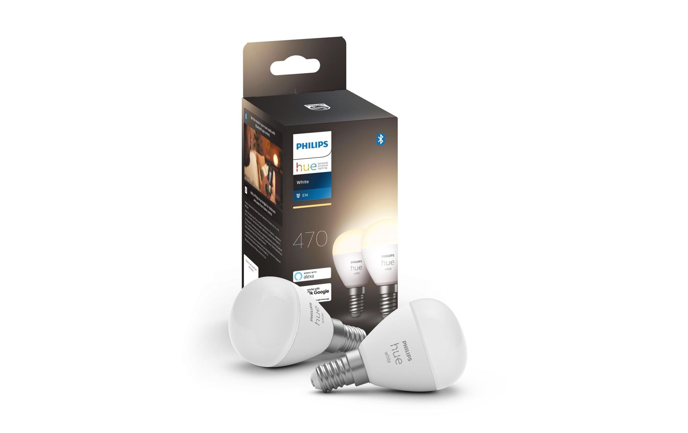Image of Philips Hue Spezialleuchtmittel "White, 44747" E14 Warmweiss