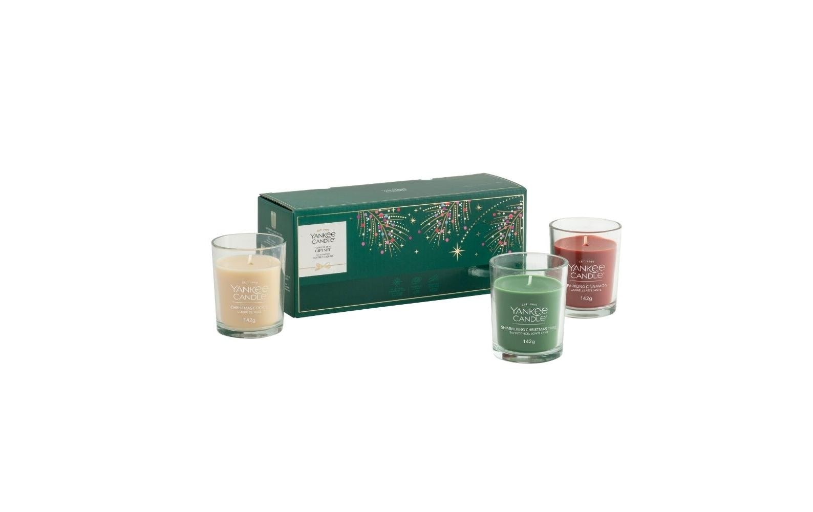 Yankee Candle Duftkerze »Geschenkset Christmas Moments 3 Tumbler«