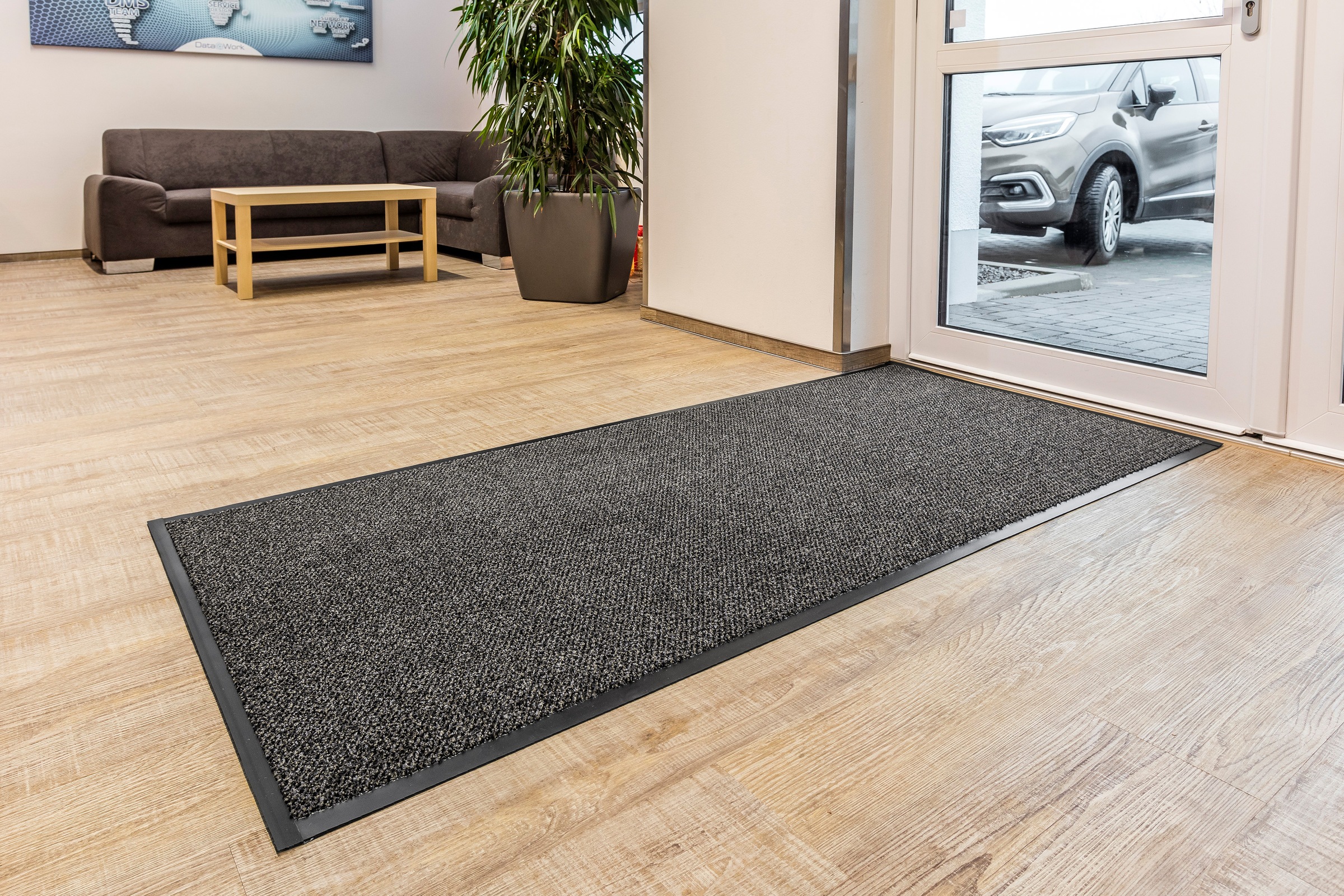 ASTRA Fussmatte »Graphit 635« rechteckig 8 mm Höhe Schmutzfangmatte, In -und Outdoor geeignet