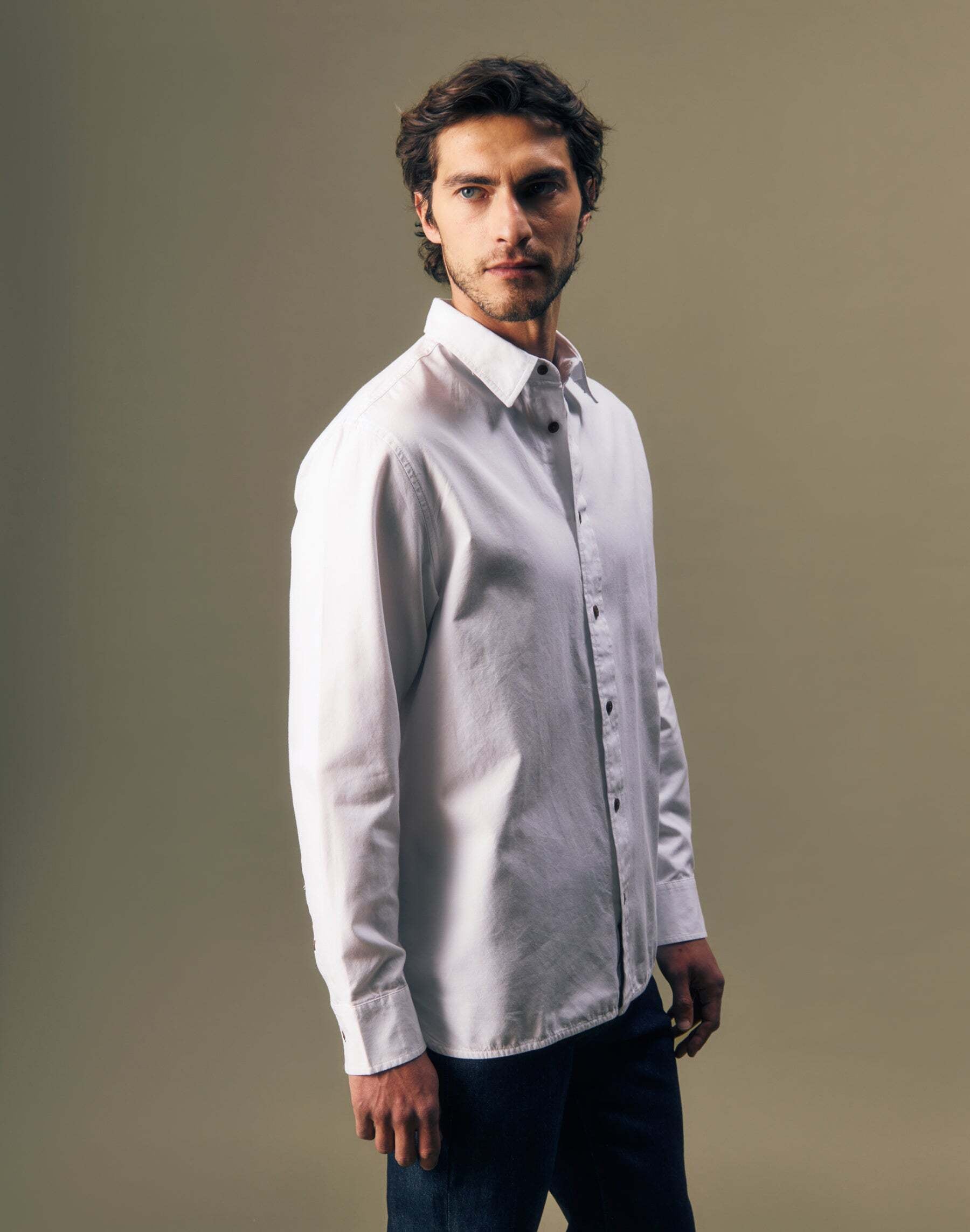 Lee® Chemise à manches longues »Lee Langarmhemd Oxford Button Up«