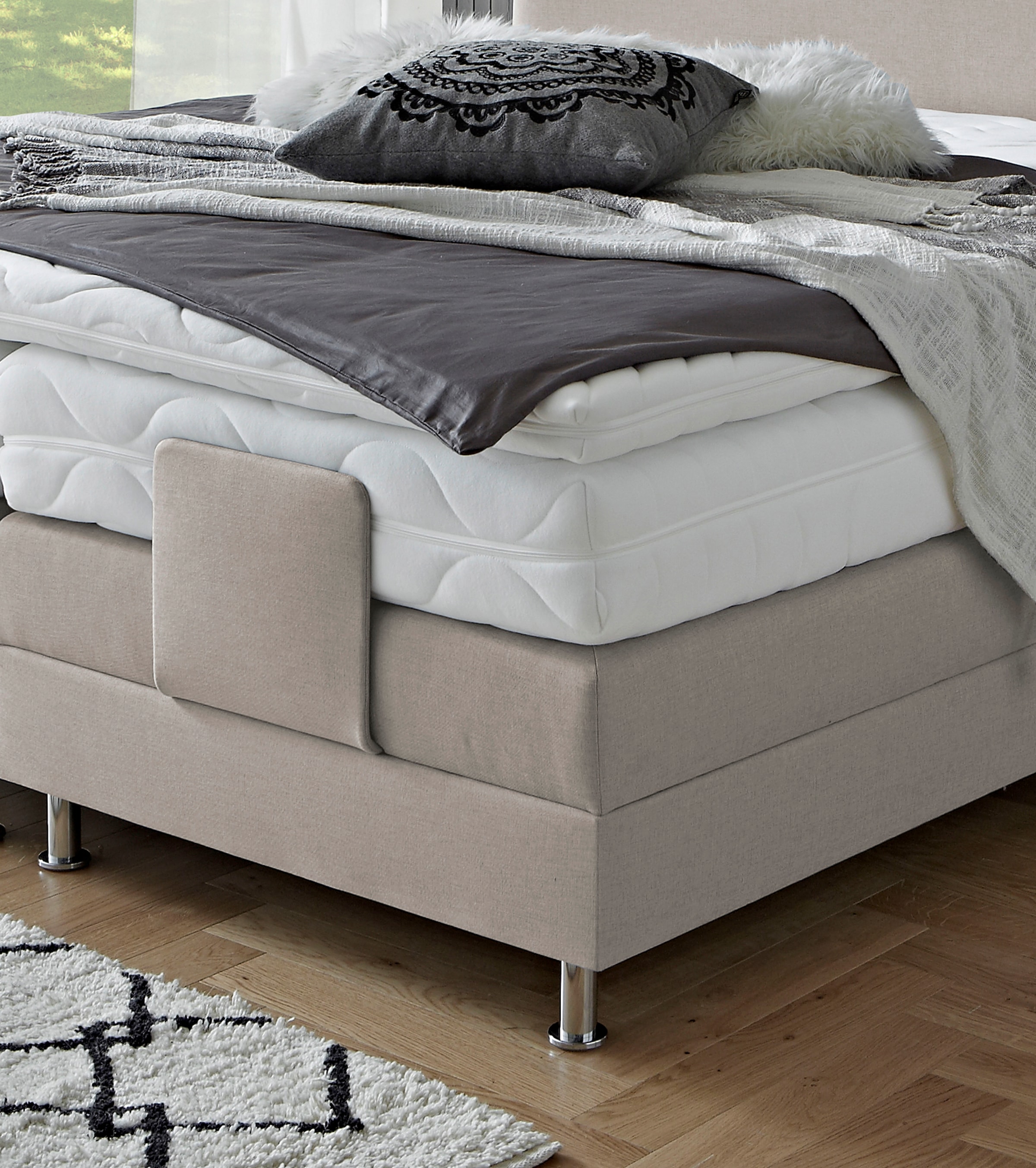 Westfalia Schlafkomfort Boxbett »Lissabon wahlweise in den Breiten 160x200cm, 180x200cm & 200x200cm«