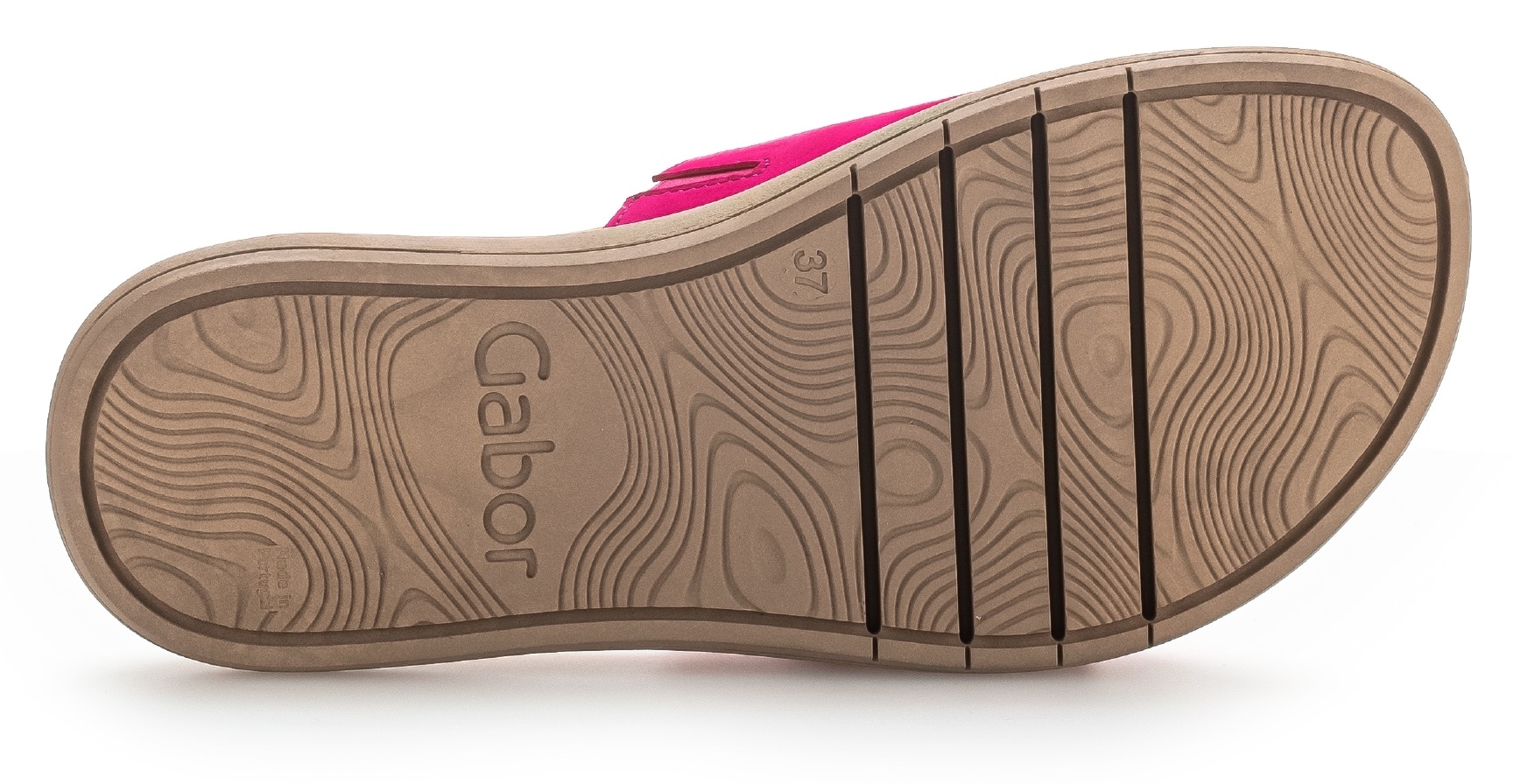Gabor Pantolette, Plateau, Sommerschuh, Schlappen mit grosser Zierschnalle