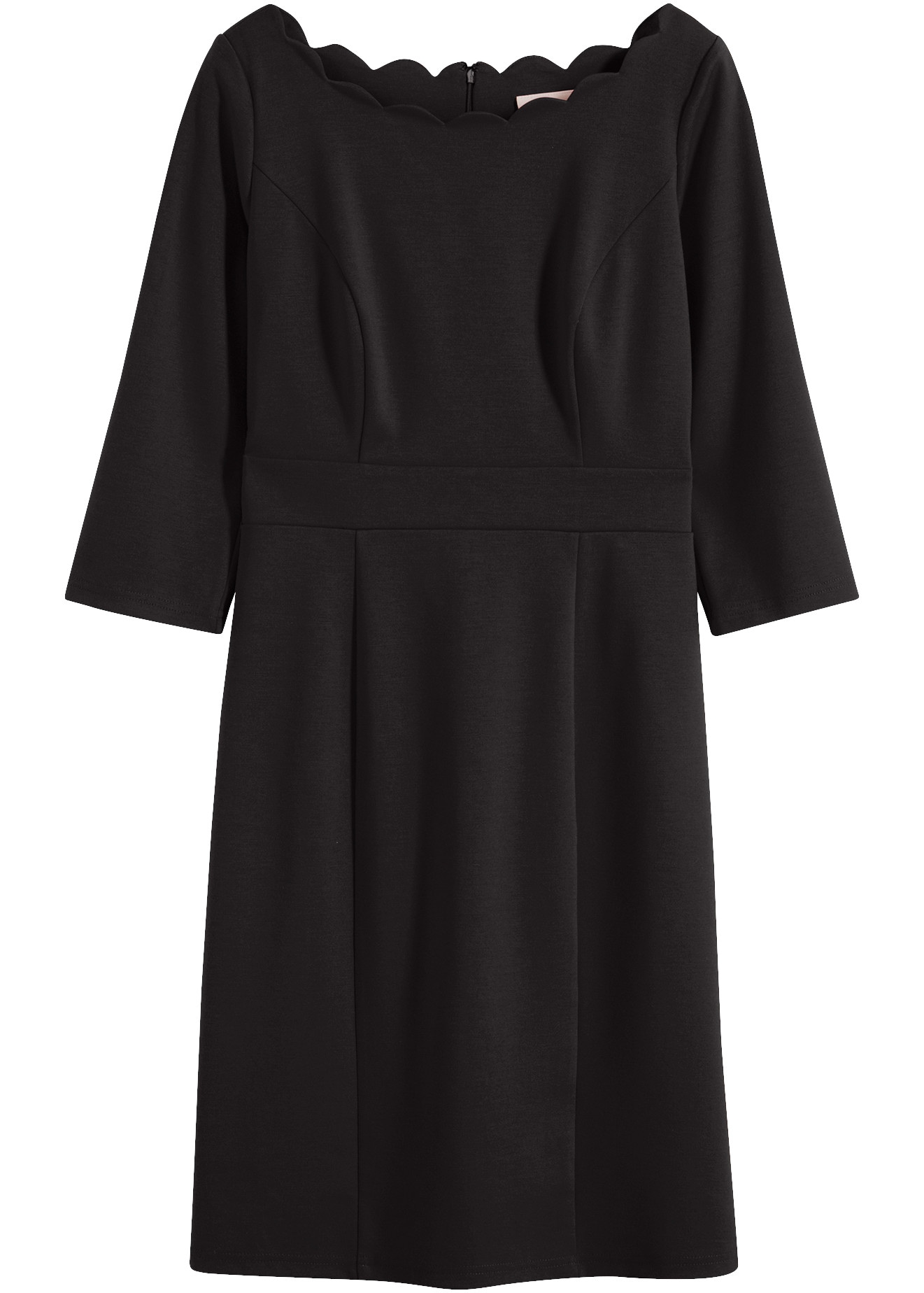 bonprix Etuikleid taillierte Passform, aus Polyester, Viskose und Elasthan