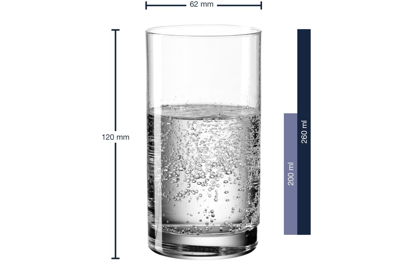 LEONARDO Glas »Easy 260 ml«, (6 tlg.)