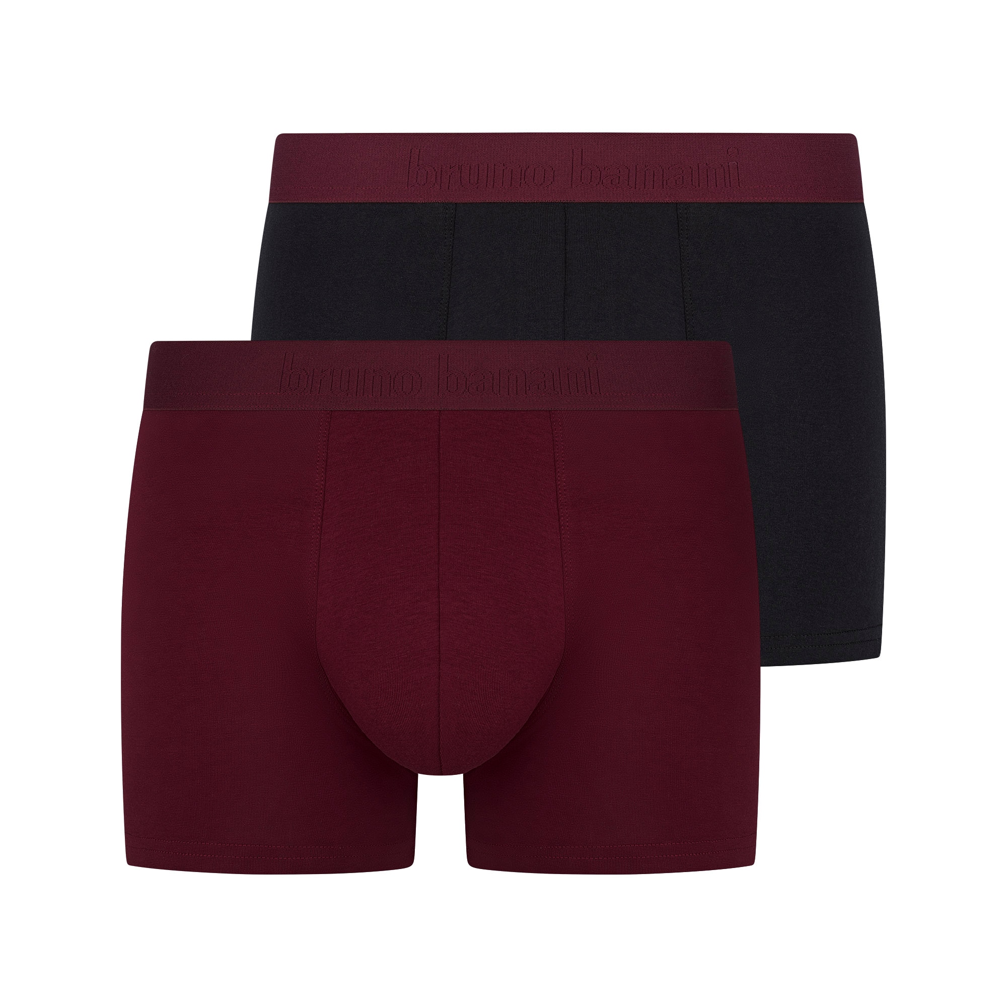 Bruno Banani Boxer »Flowing« 2er Pack,  mit kontrastreichem Logobund