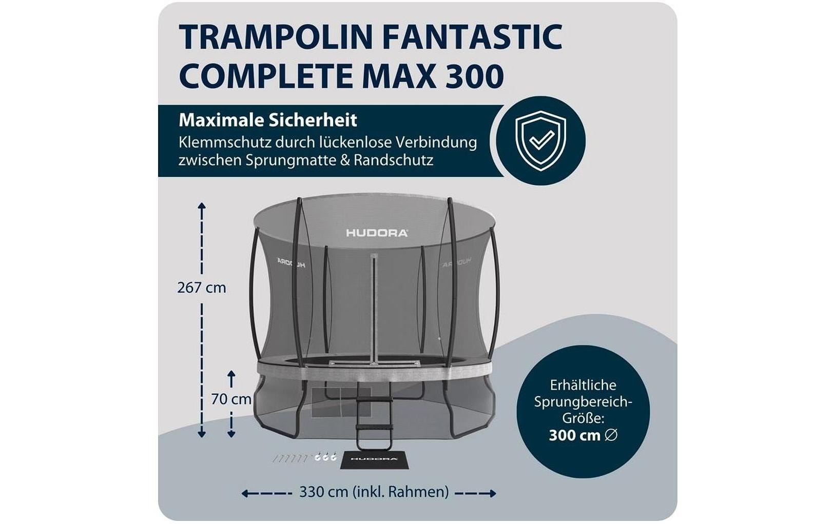 Hudora Gartentrampolin »Fantastic Complete Durchmesser: 300 cm«