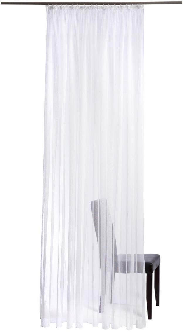 Image of HOMING Gardine "Glendale" Kräuselband 1 Stk. tlg. Kräuselgardine, weiss, transparent, Makrame, Wohnzimmer, Schlafzimmer