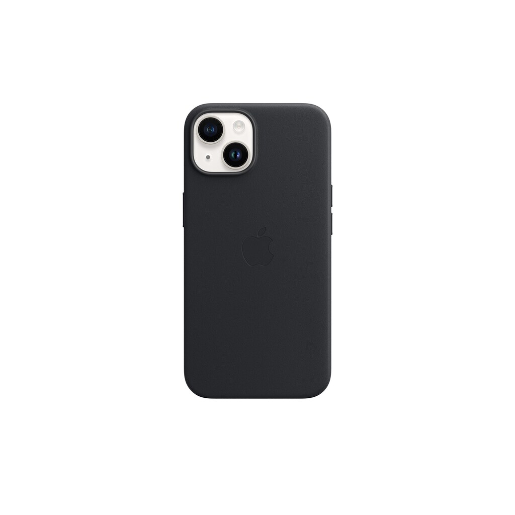 Apple Smartphone-Hülle »Leather Case Black«, iPhone 14