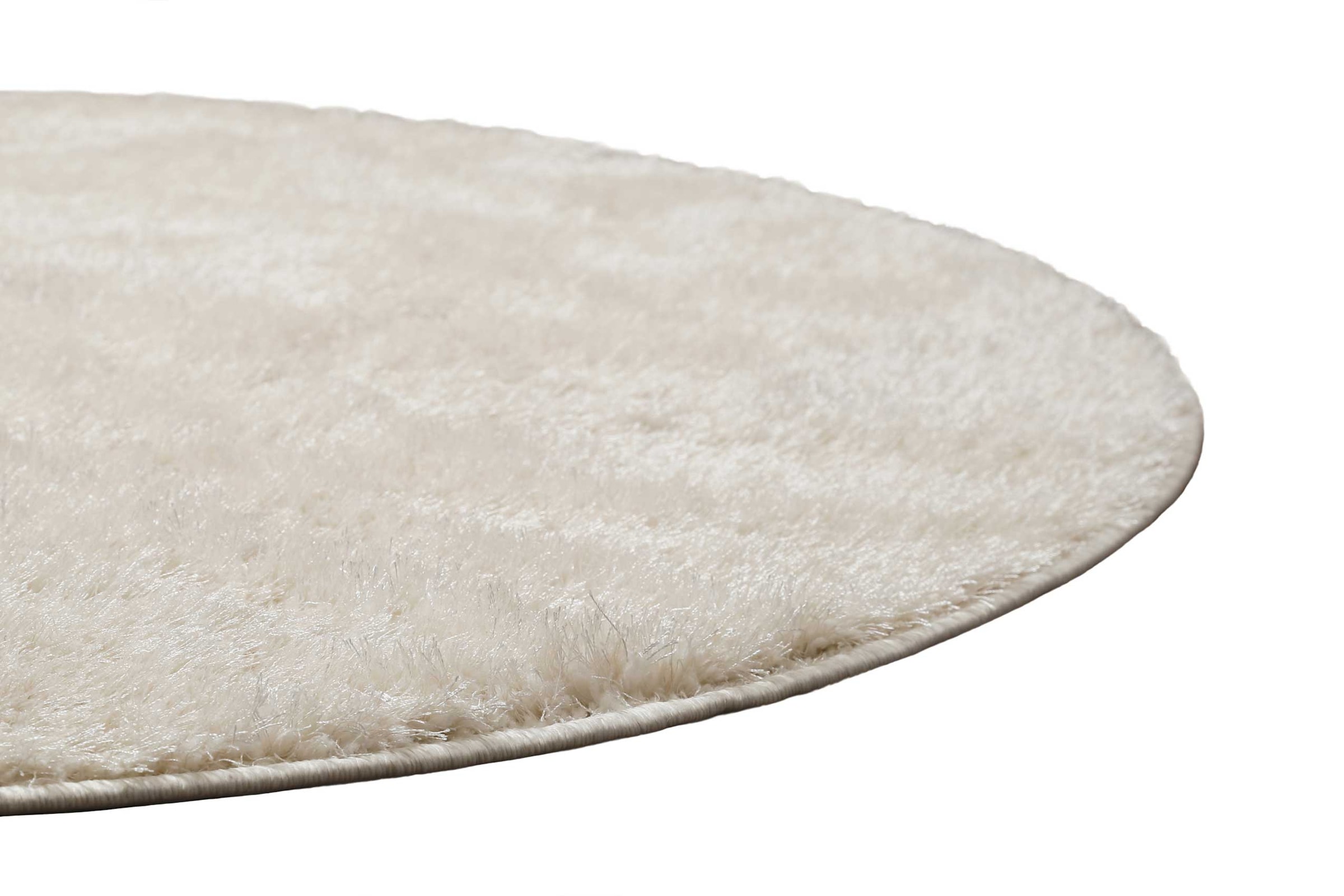 Homie Living Teppich »Flavio«, rund, 30 mm Höhe, Hochflor, gewebt, weich, uni, Wohnzimmer, Schlafzimmer, waschbar