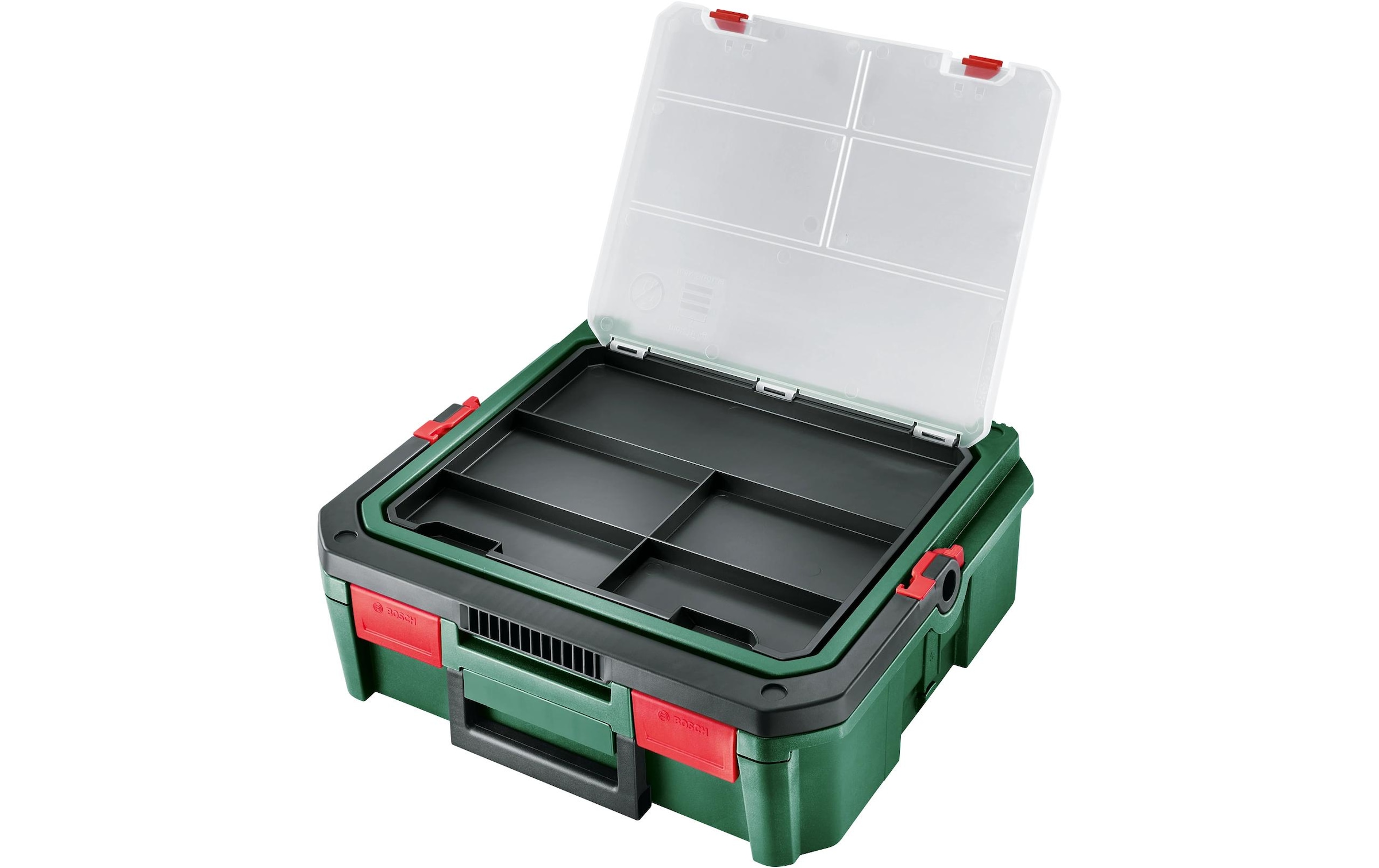 BOSCH Bohrschraube »UniversalImpact 18V + 46AC set + AL18V-20« Set,  Akku-Schlagbohrschrauber in Systembox S, mit umfangreichem Zubehör
