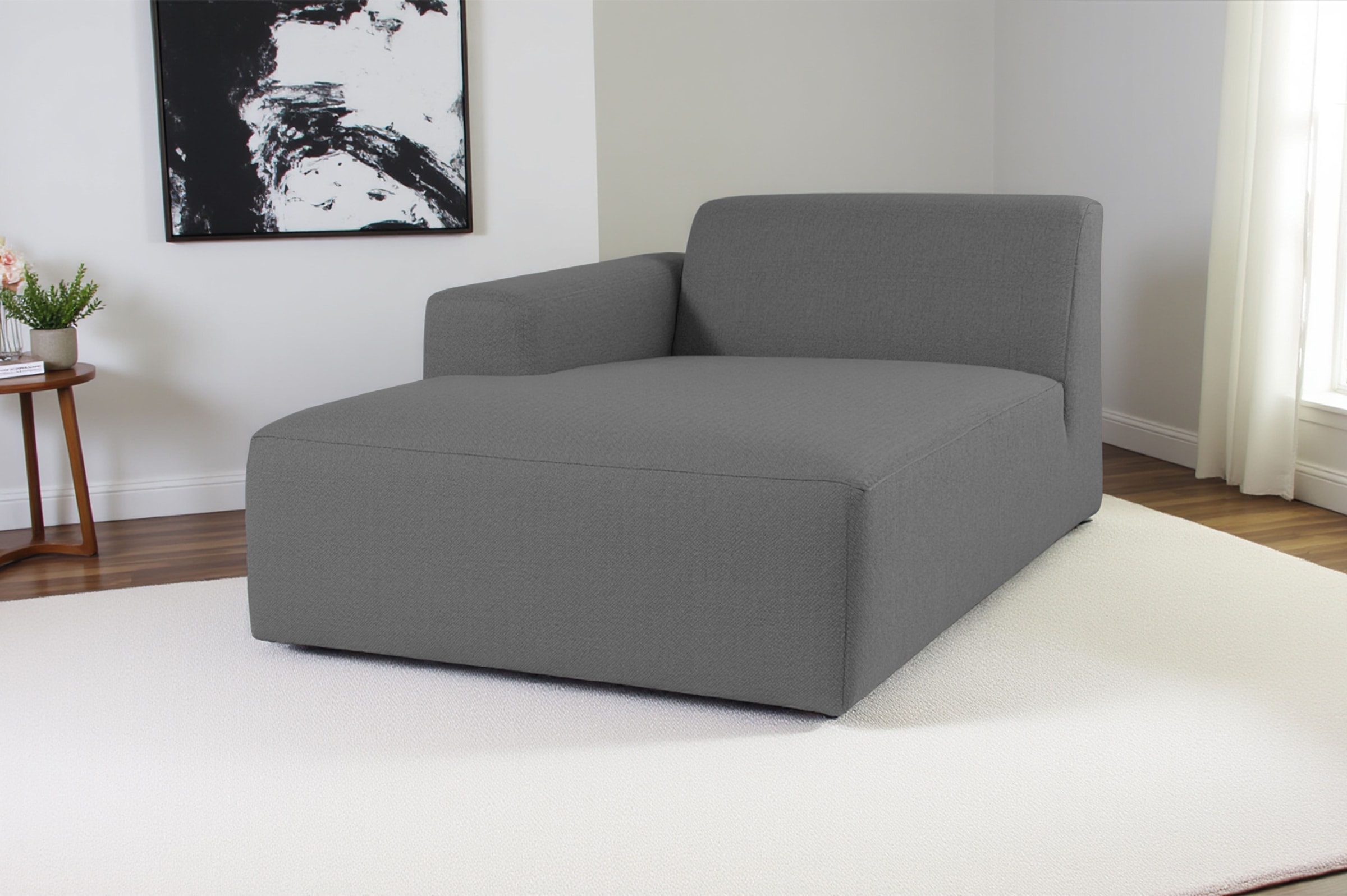 GOODproduct Récamière »Koa, Sofamodul, passend zur Serie KOA« in Webstoff, weicher Lounge-Sitzkomfort