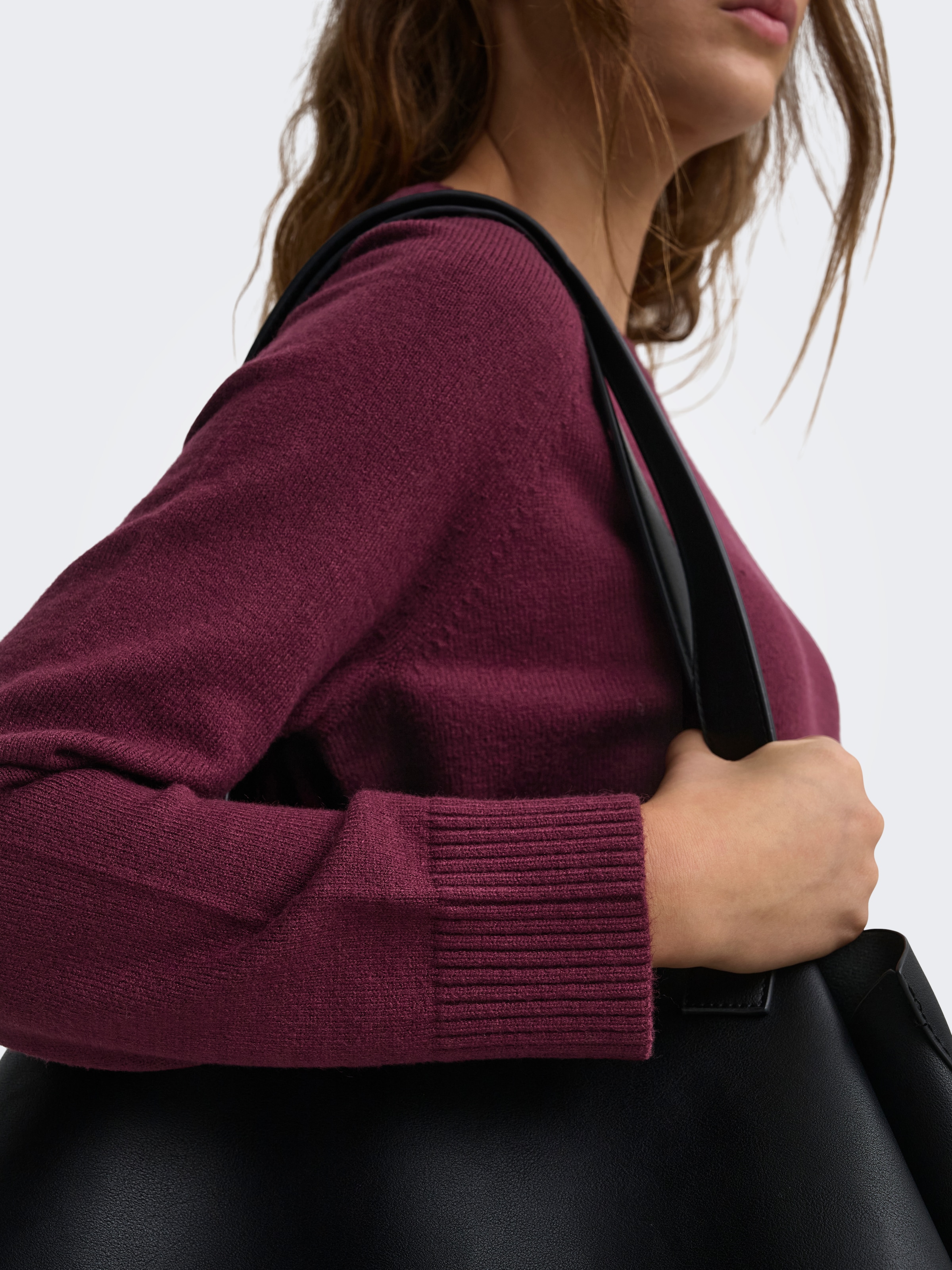 ONLY Pull en tricot »ONLPRINCESS LS O-NECK RAGLAN KNT NOOS« mélange viscose, coupe régulière