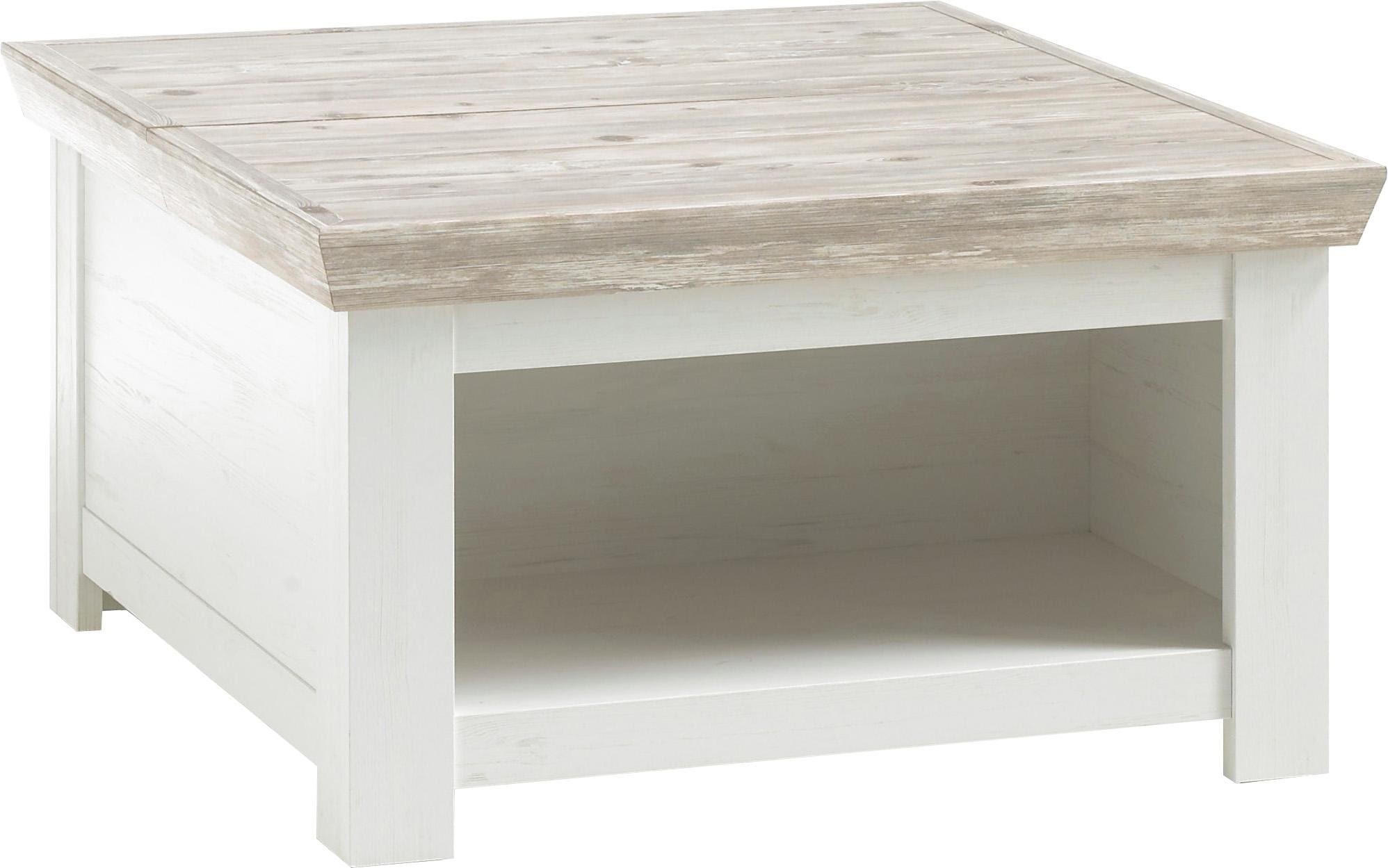 Image of Home affaire Couchtisch »Florenz«, mit 1 Klappe und ein offenes Fach, im romantischen Landhaus-Look bei Ackermann Versand Schweiz