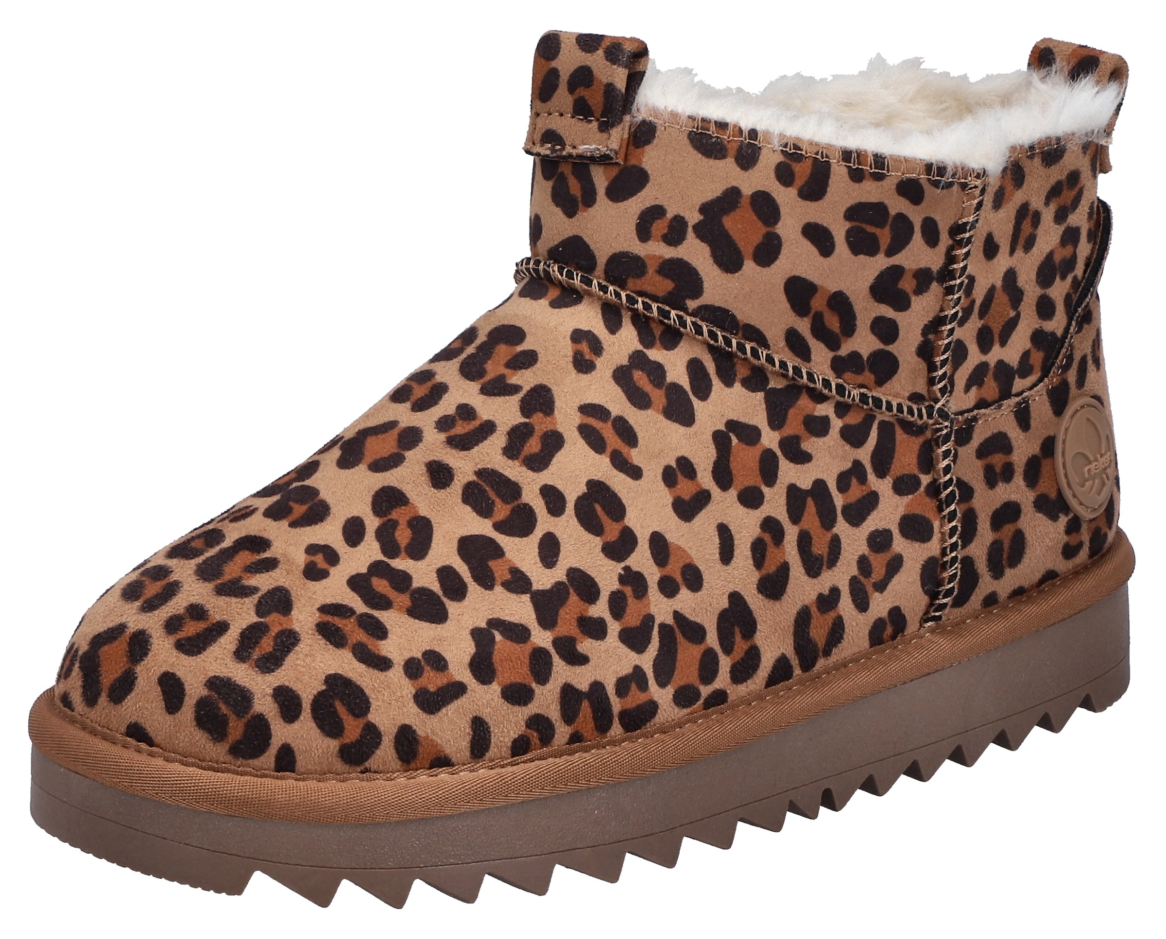 Image of Rieker Winterboots Plateauboots, Schlupfboots, Winterstiefelette mit Warmfutter