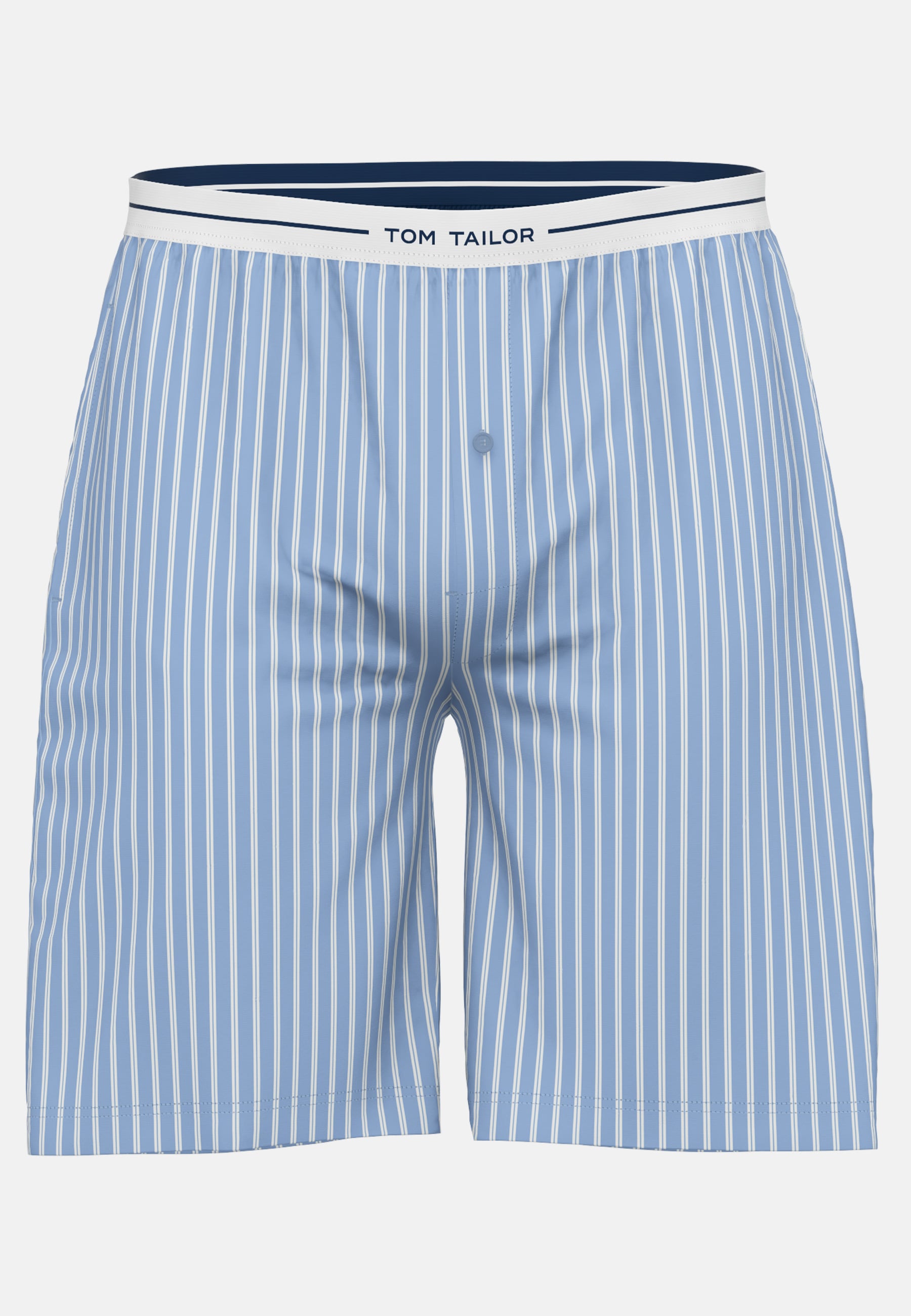 TOM TAILOR Bermudas »Dakota«, gestreift, seitliche Taschen, Logobund
