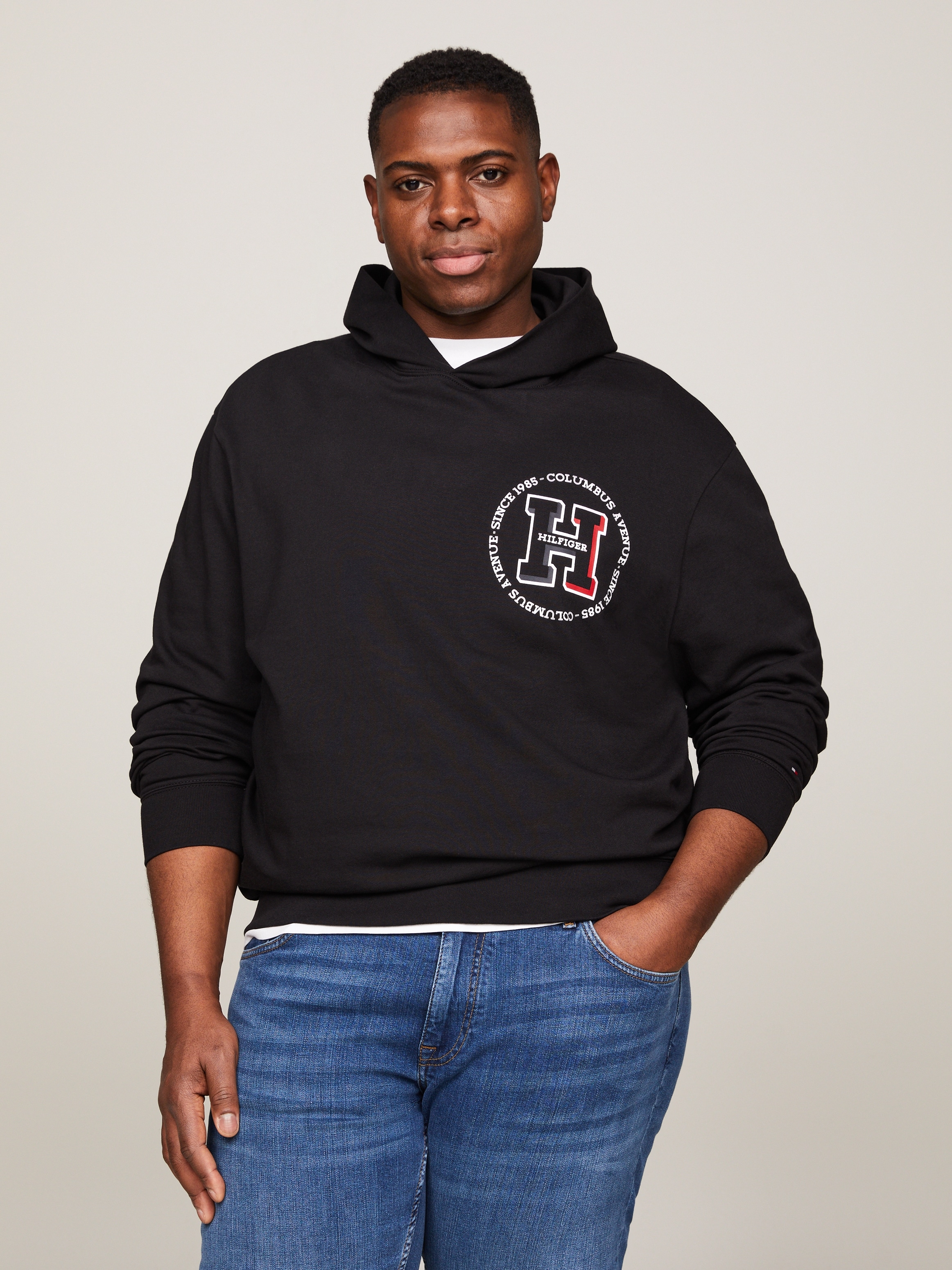 Hoodie »BT-HILFIGER H ROUNDEL HOODY-B«, Grosse Grössen