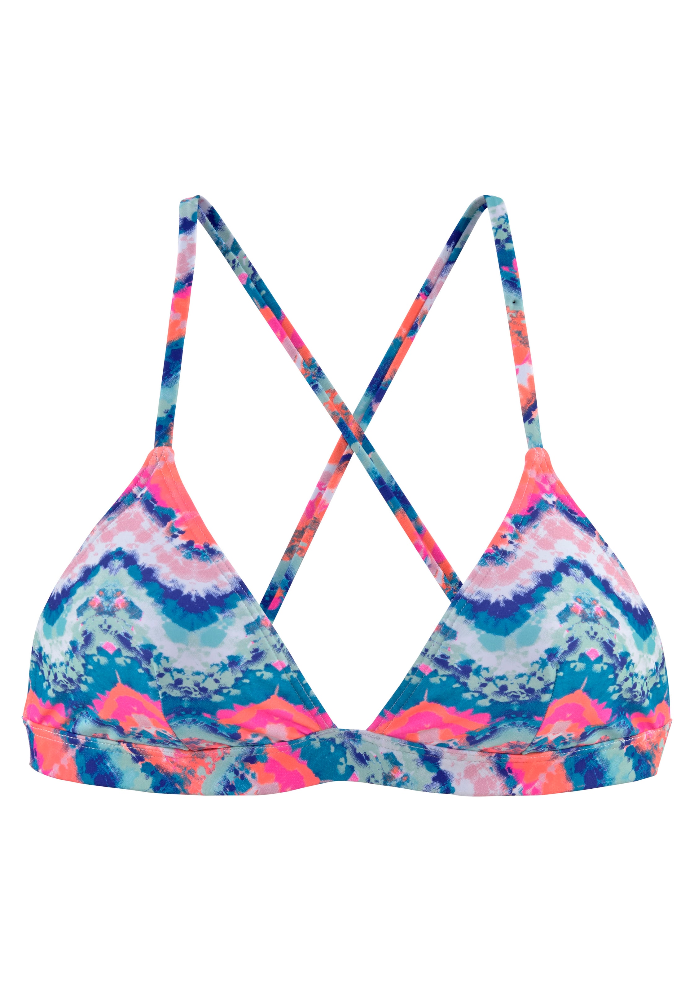 Venice Beach Triangel-Bikini-Top »Face«, mit sommerlichem Print