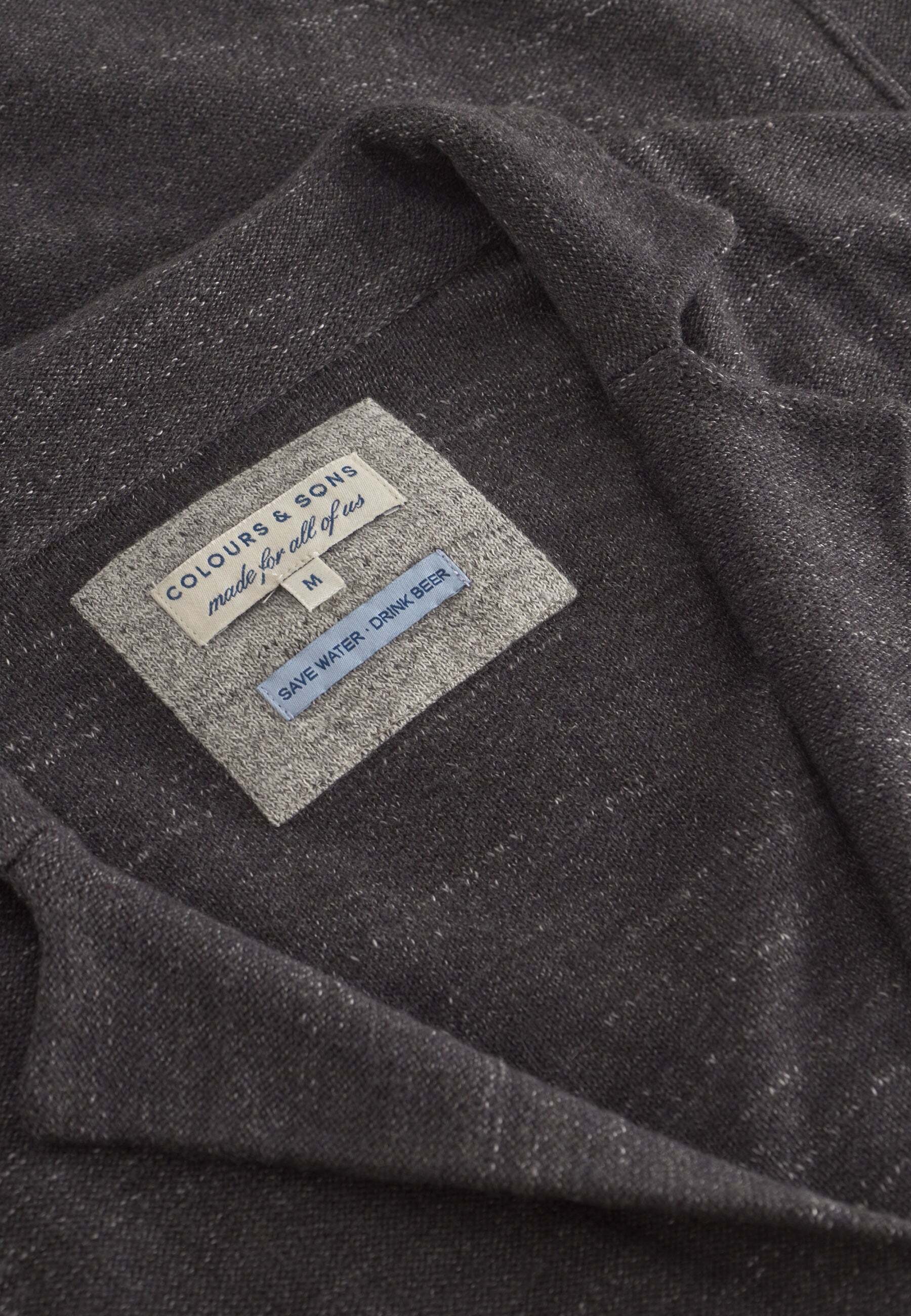 colours & sons Kurzjacke »colours & sons Blazer Blazer Slub«