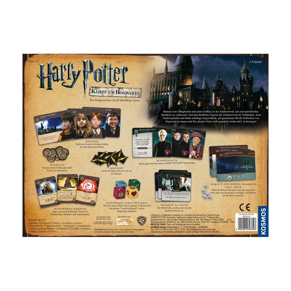 Kosmos Spiel »Kartenspiel Harry Potter: Kampf um Hogwarts«