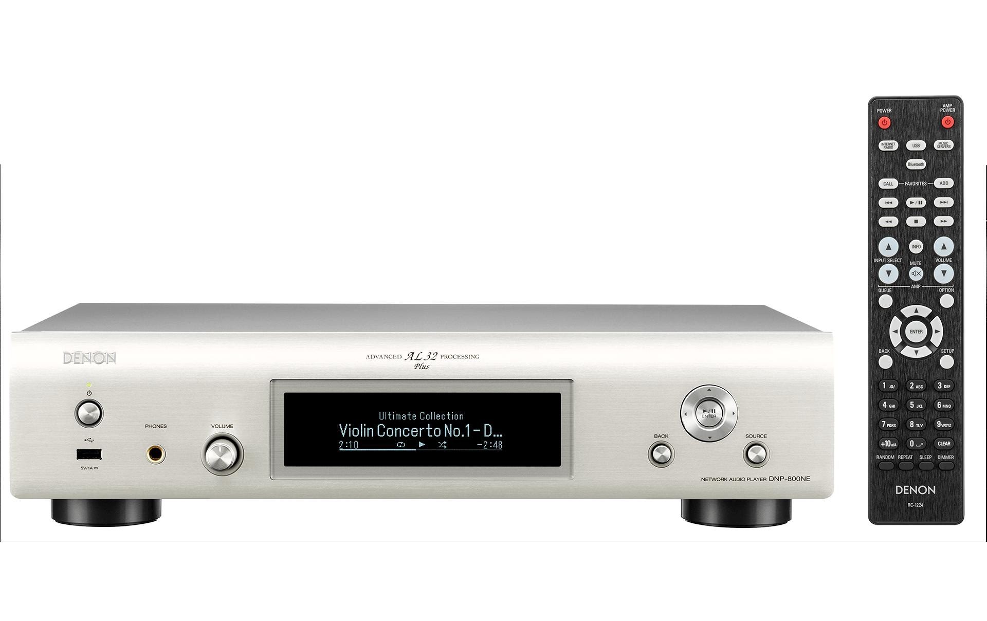 Denon Internet-Radio »DNP-800NE Silber«, (Bluetooth Internetradio)