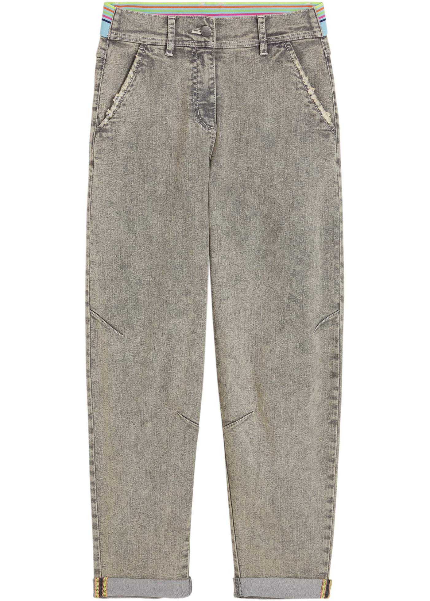 bonprix jambe large, coupe loose fit, ceinture arrière élastique confortable