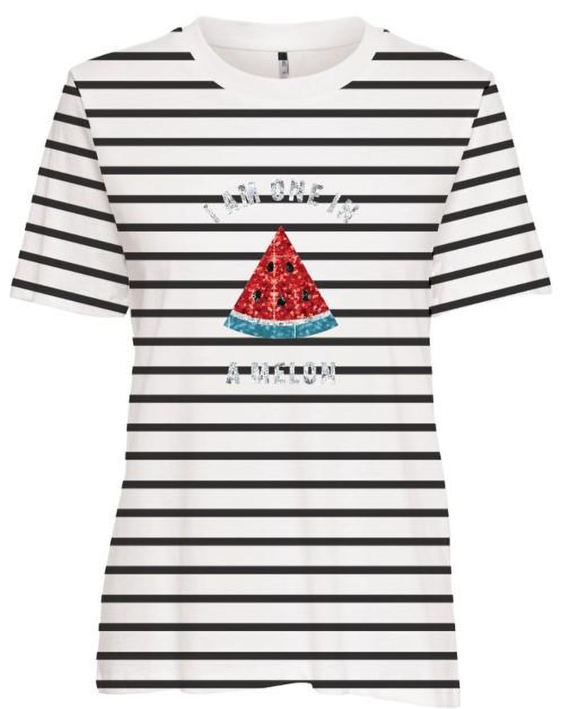ONLY T-shirt à manches courtes »ONLKITA S/S TEE JRS NOOS« Baumwolle, regular fit