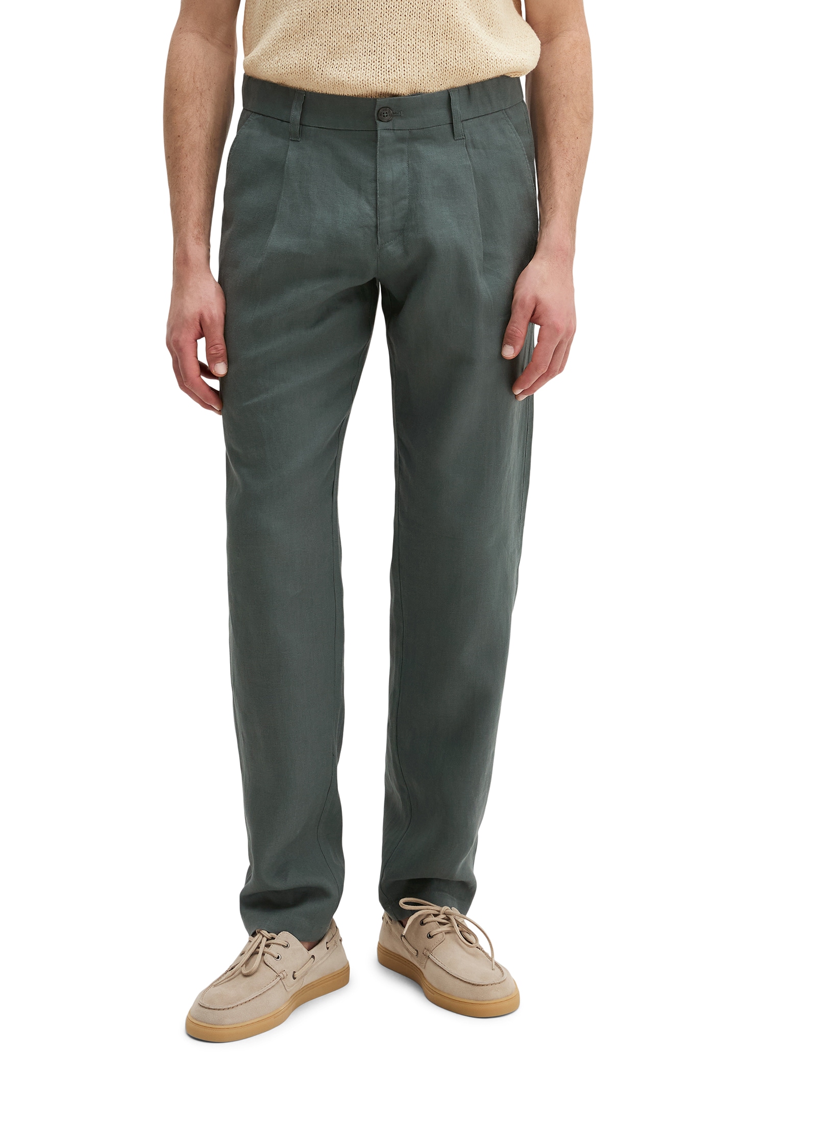 Image of Marc OPolo Leinenhose "Osby jogger pleats"