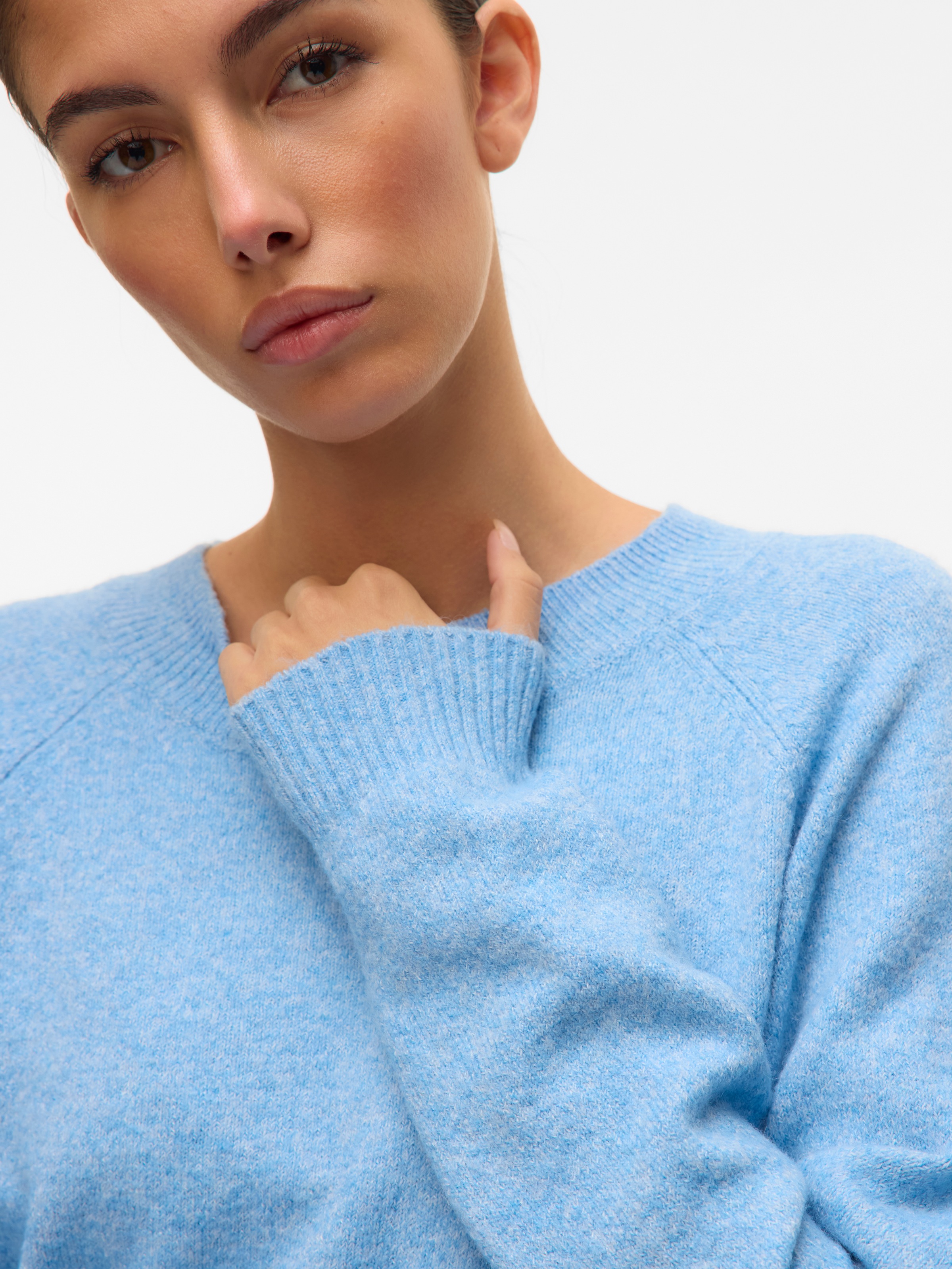 Vero Moda Rundhalspullover »VMDOFFY LS O-NECK BLOUSE GA NOOS«