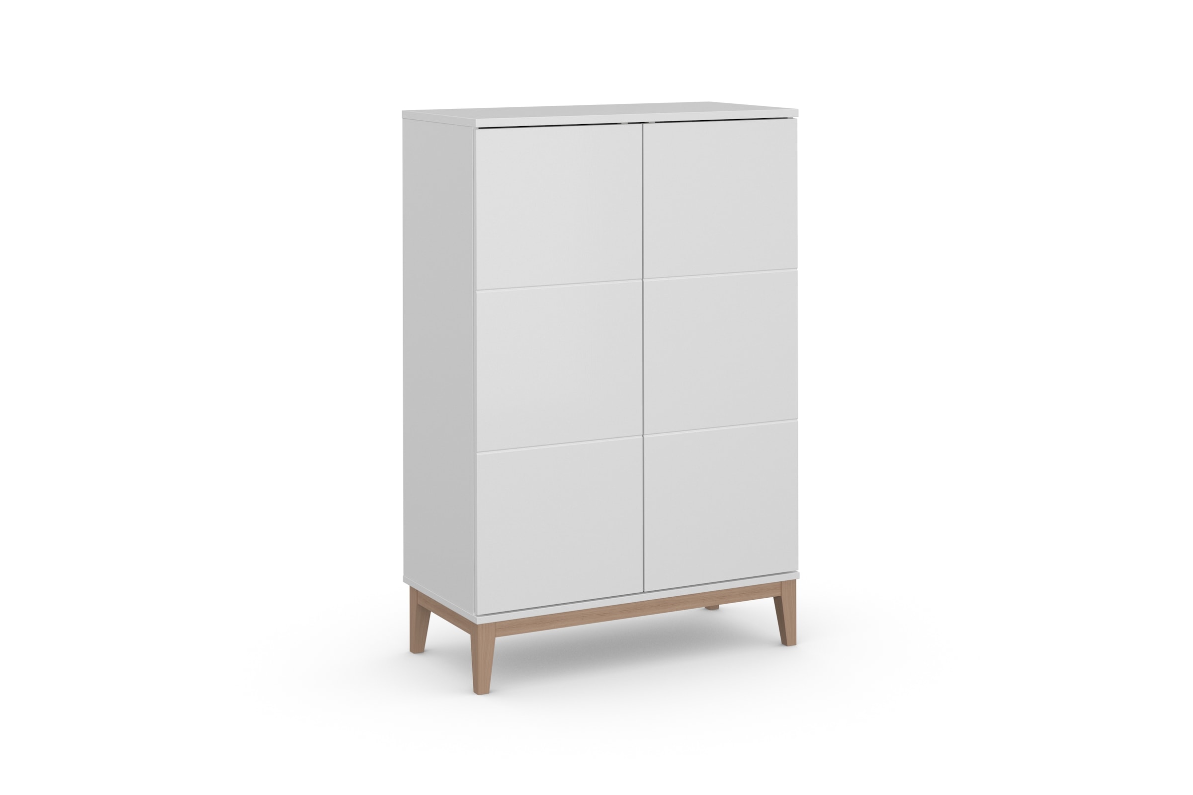 andas Highboard »Maryd«, (1 St.), Hochkommode mit Untergestell in Holzoptik
